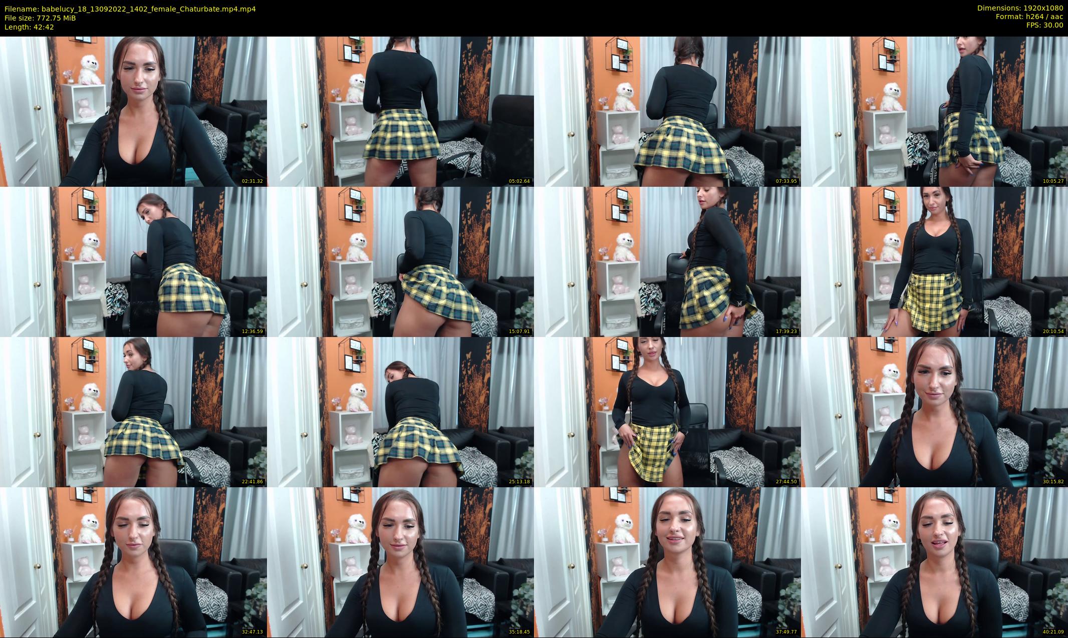 babelucy_18 — 43 minute Chaturbate female cam show recording, 1080p, Sep 13, 2022