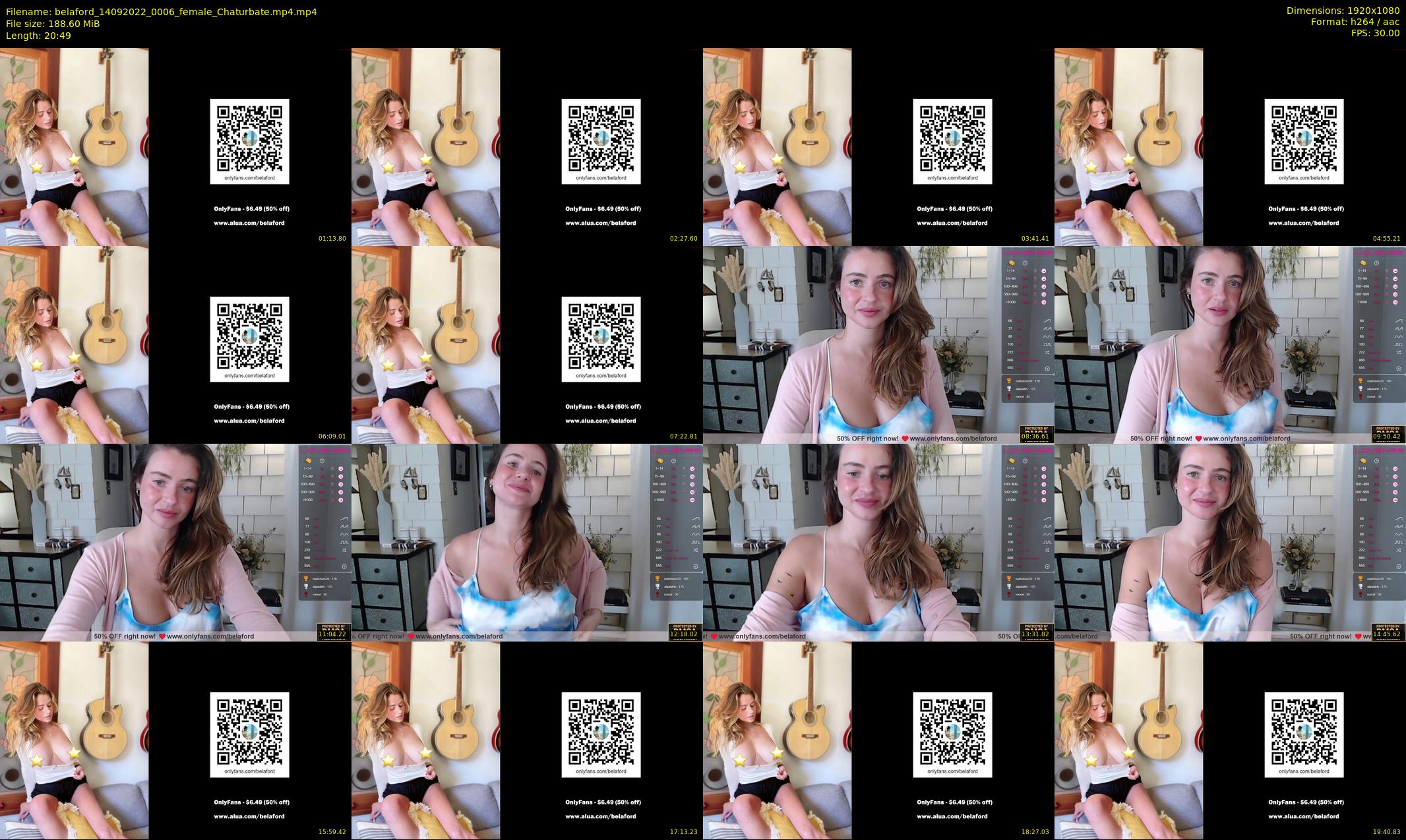 belaford — 21 minute Chaturbate female cam show recording, 1080p, Sep 14, 2022