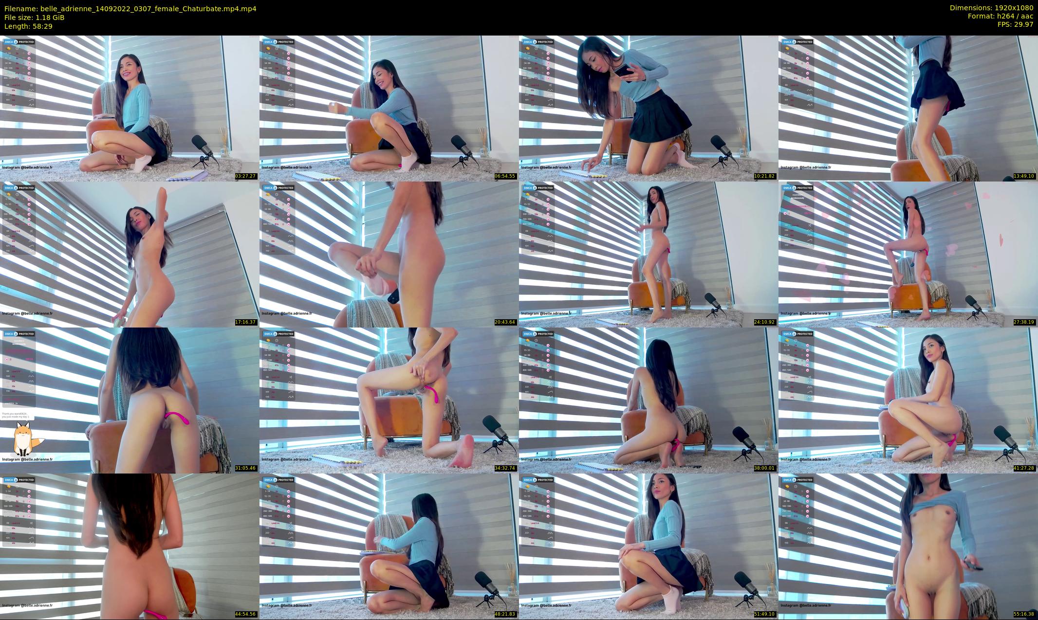 belle_adrienne — 59 minute Chaturbate couple cam show recording, 1080p, Sep 14, 2022