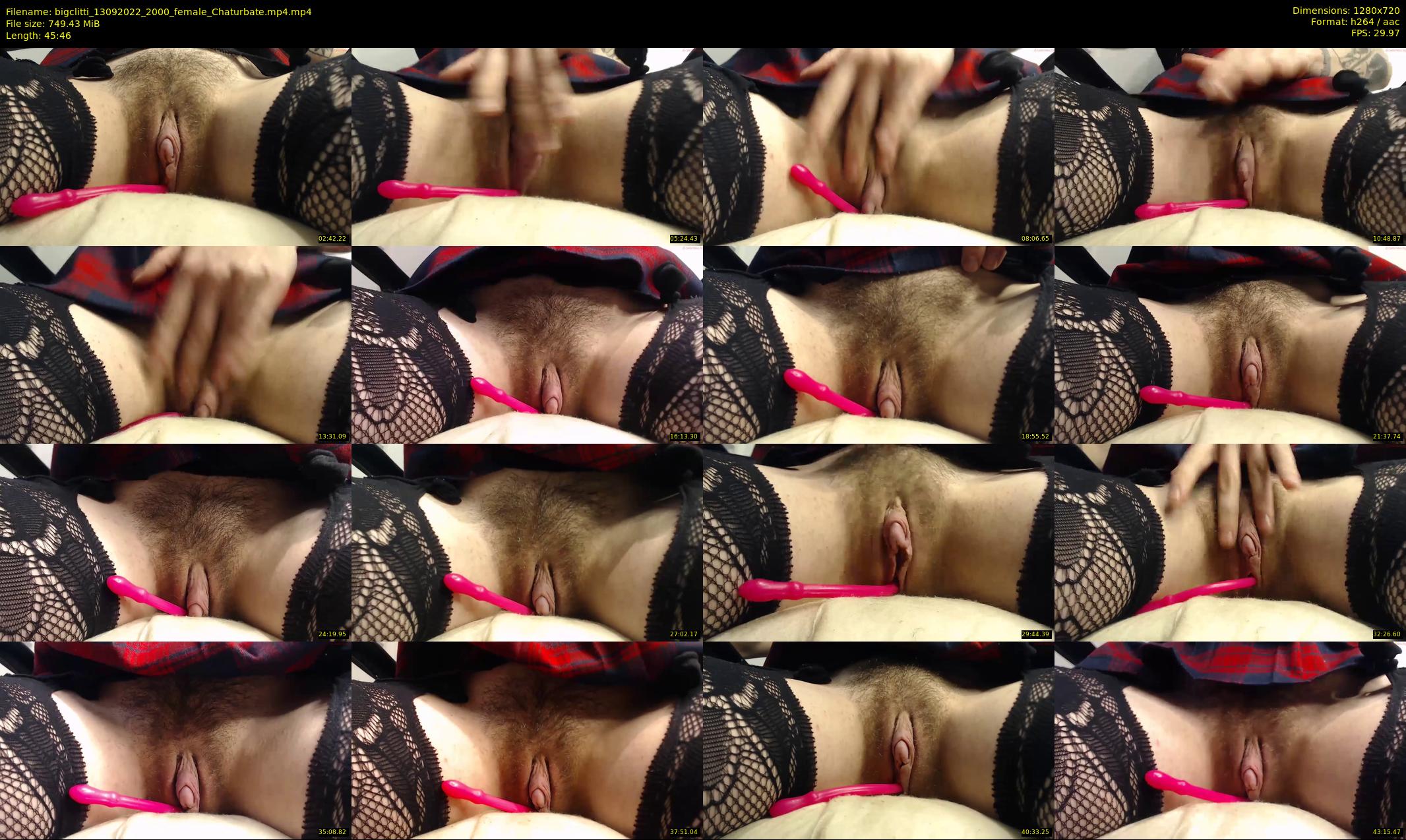 bigclitti — 46 minute Chaturbate female cam show recording, 720p, Sep 13, 2022