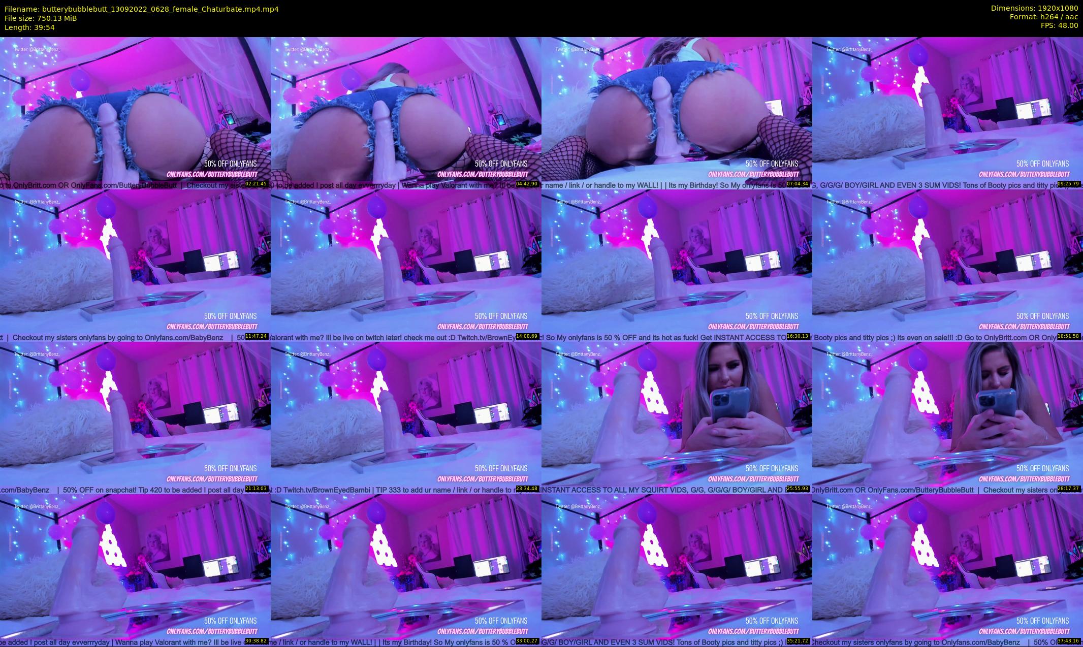 butterybubblebutt — 40 minute Chaturbate couple cam show recording, 1080p, Sep 13, 2022