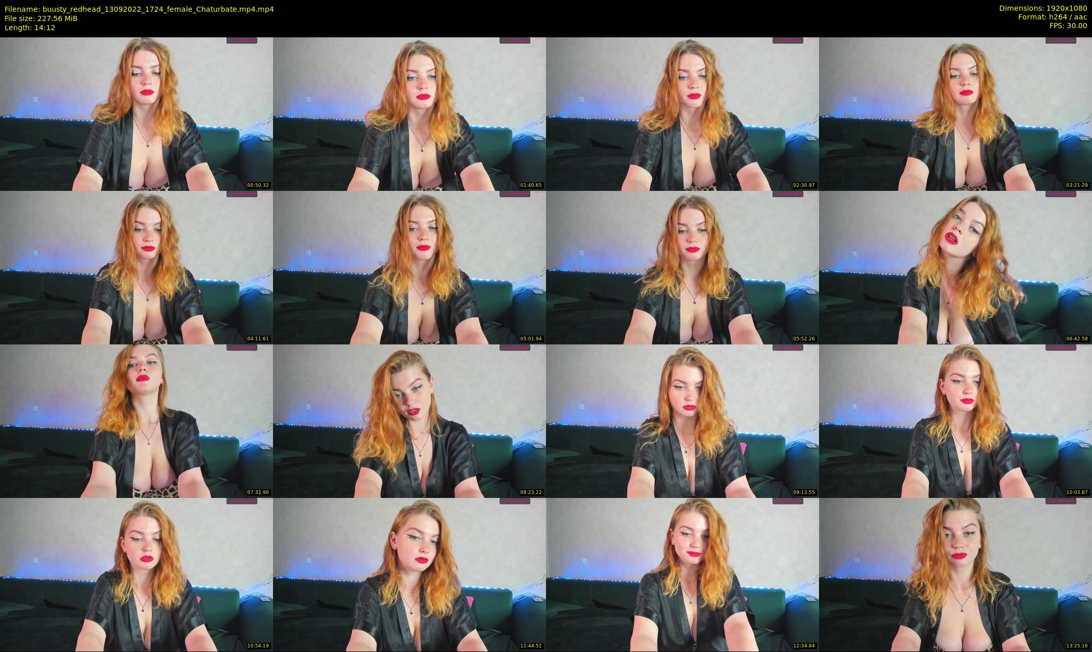 buusty_redhead — 15 minute Chaturbate female cam show recording, 1080p, Sep 13, 2022