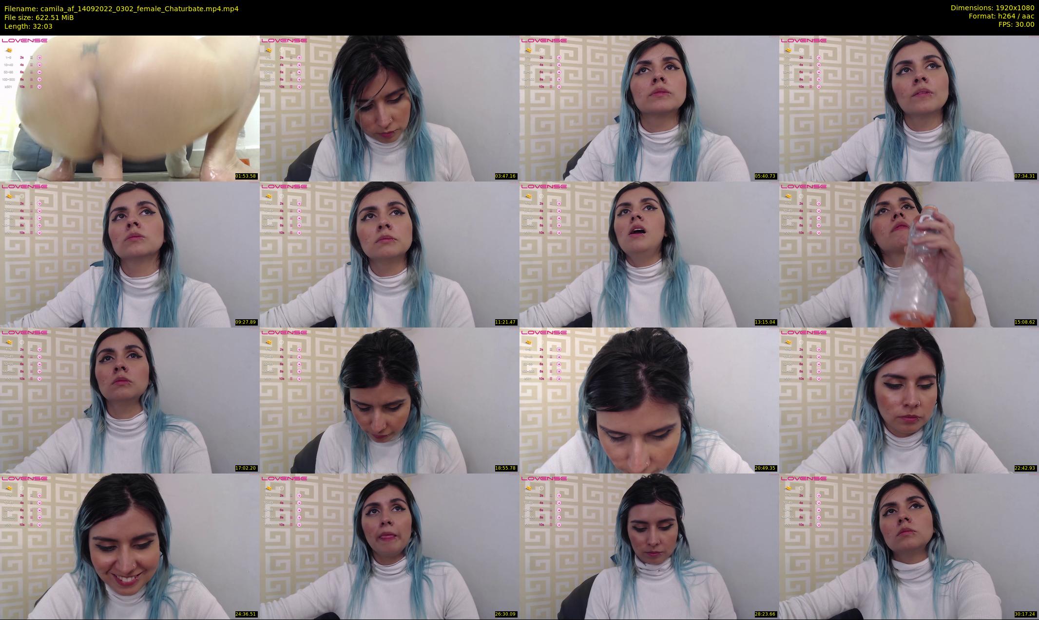 camila_af — 33 minute Chaturbate female cam show recording, 1080p, Sep 14, 2022