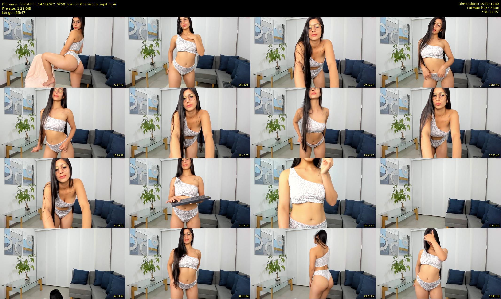 celestehill — 56 minute Chaturbate female cam show recording, 1080p, Sep 14, 2022