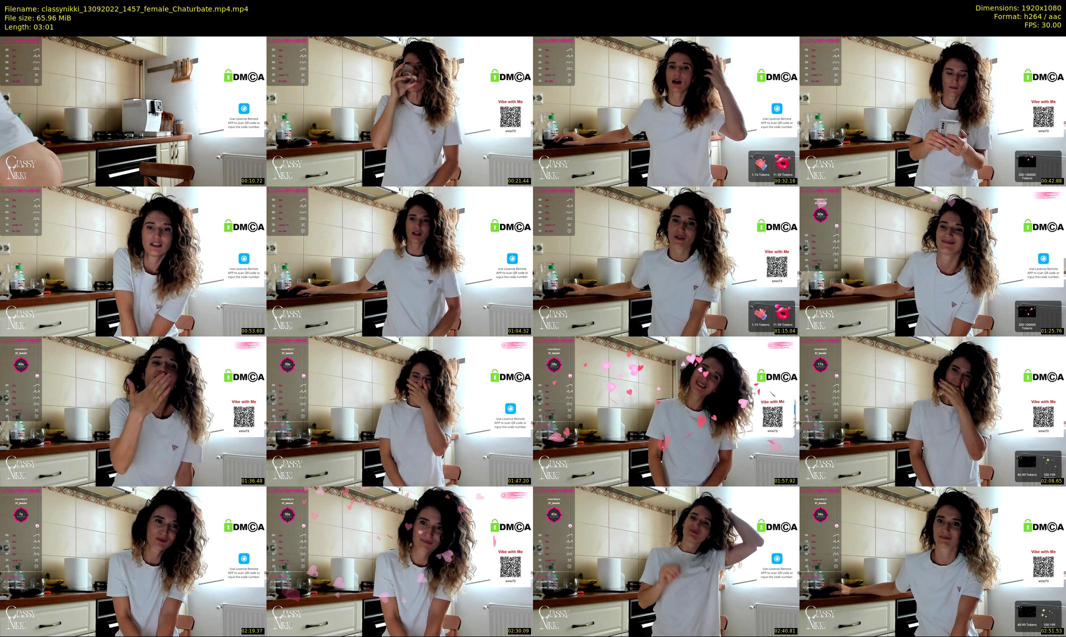 classynikki — 4 minute Chaturbate female cam show recording, 1080p, Sep 13, 2022