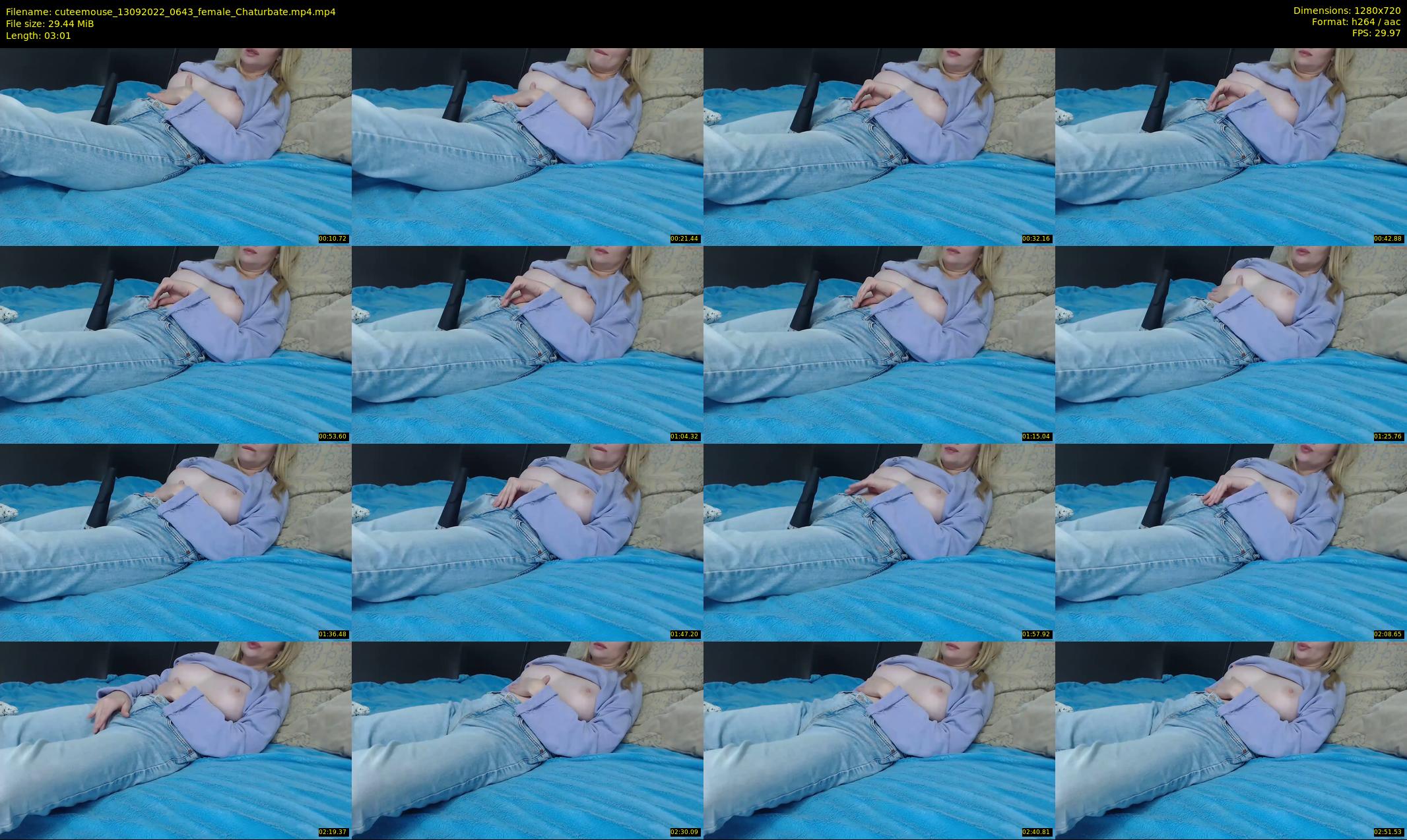 cuteemouse — 4 minute Chaturbate female cam show recording, 720p, Sep 13, 2022