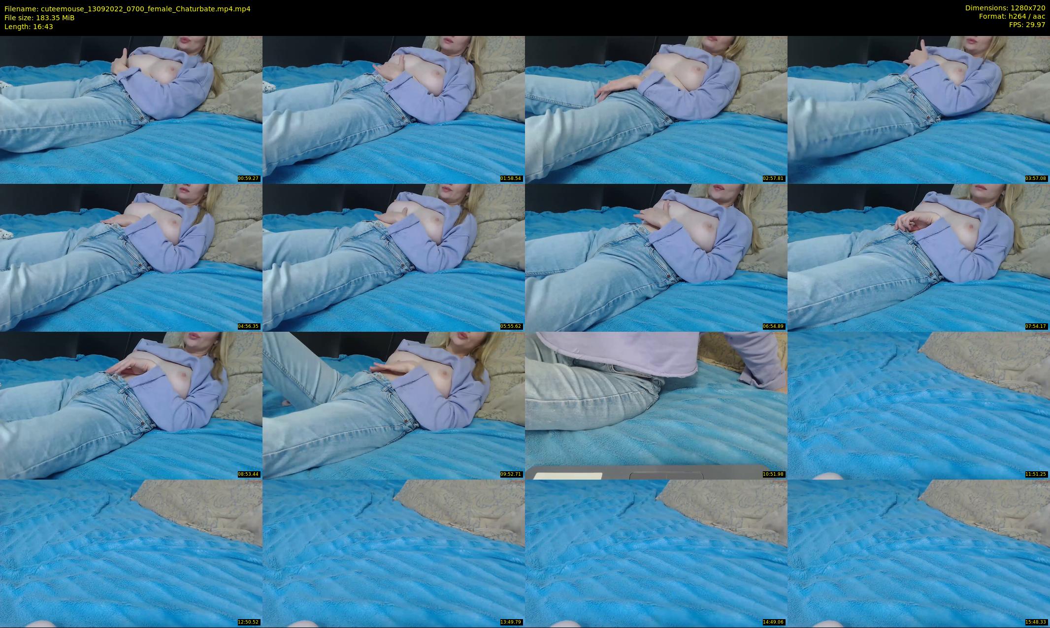 cuteemouse — 17 minute Chaturbate female cam show recording, 720p, Sep 13, 2022