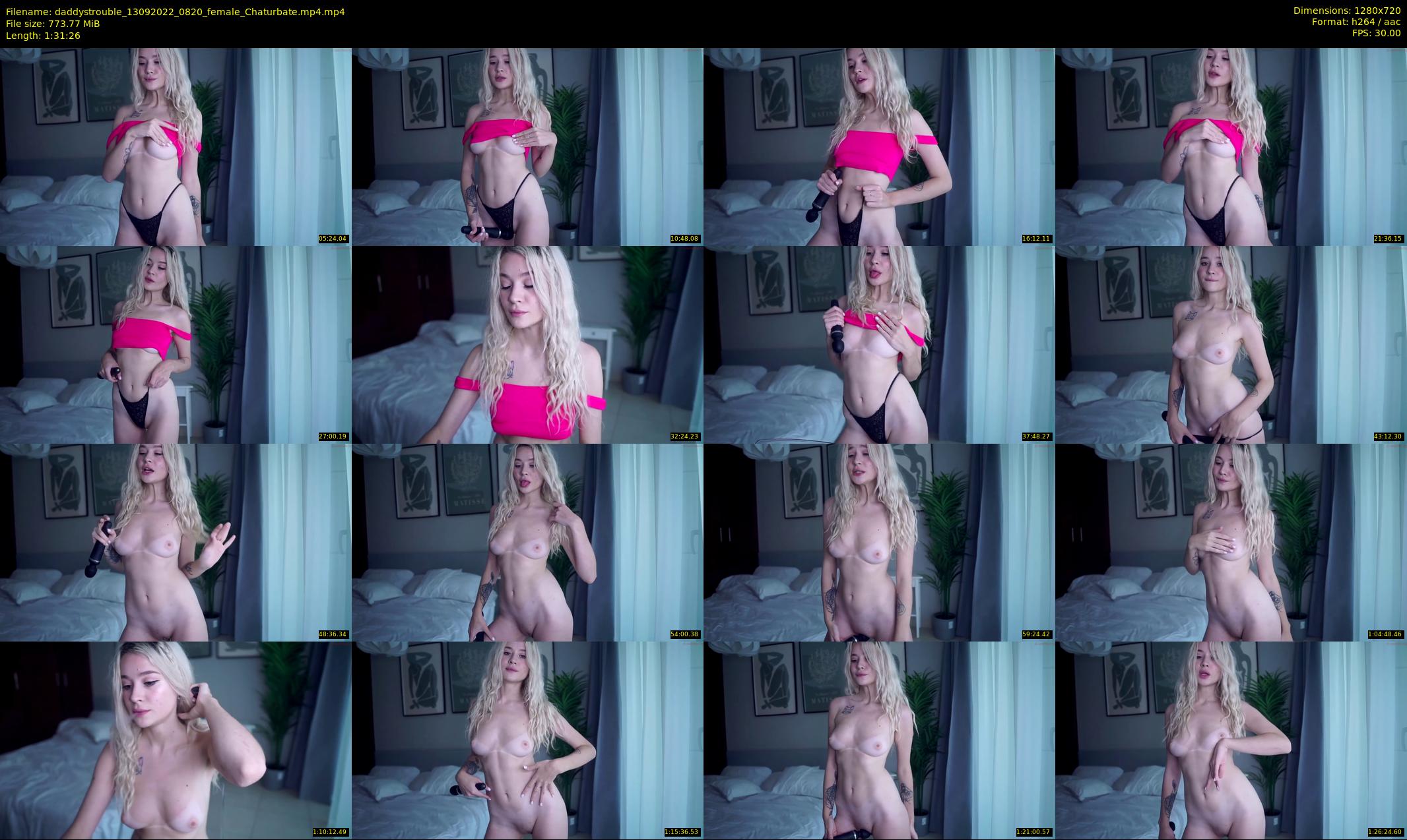 daddystrouble — 92 minute Chaturbate female cam show recording, 720p, Sep 13, 2022