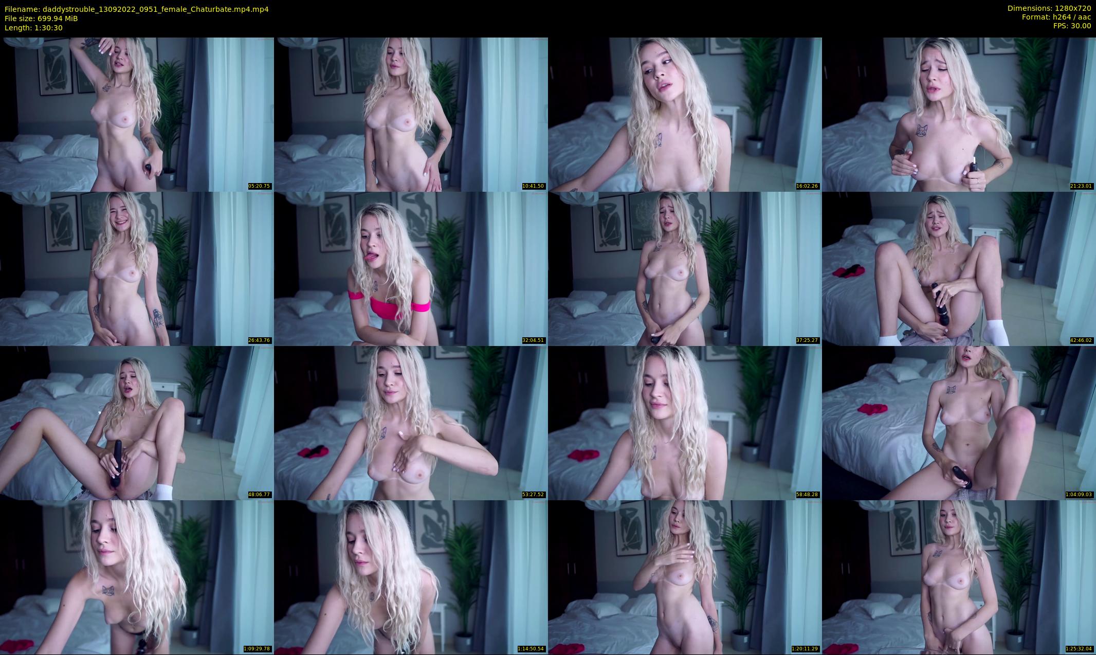 daddystrouble — 91 minute Chaturbate female cam show recording, 720p, Sep 13, 2022