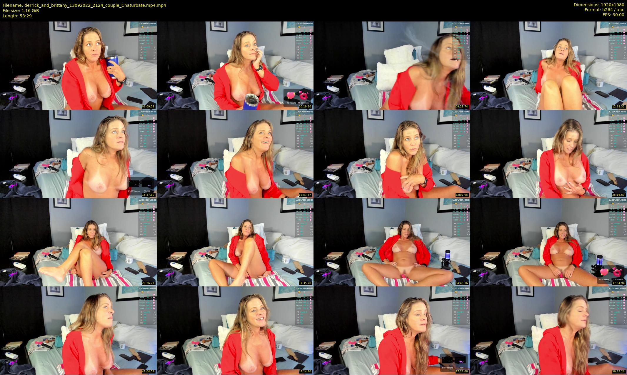 derrick_and_brittany — 54 minute Chaturbate couple cam show recording, 1080p, Sep 13, 2022