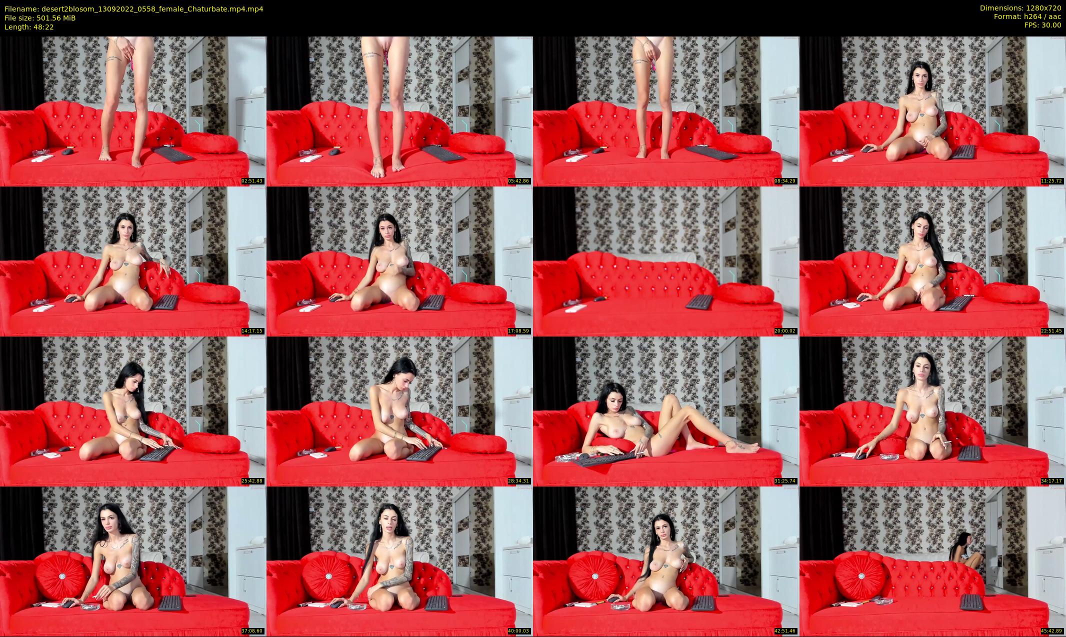 desert2blosom — 49 minute Chaturbate female cam show recording, 720p, Sep 13, 2022