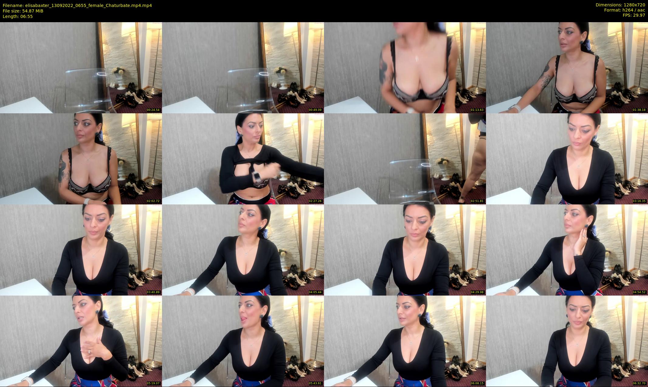 elisabaxter — 7 minute Chaturbate female cam show recording, 720p, Sep 13, 2022