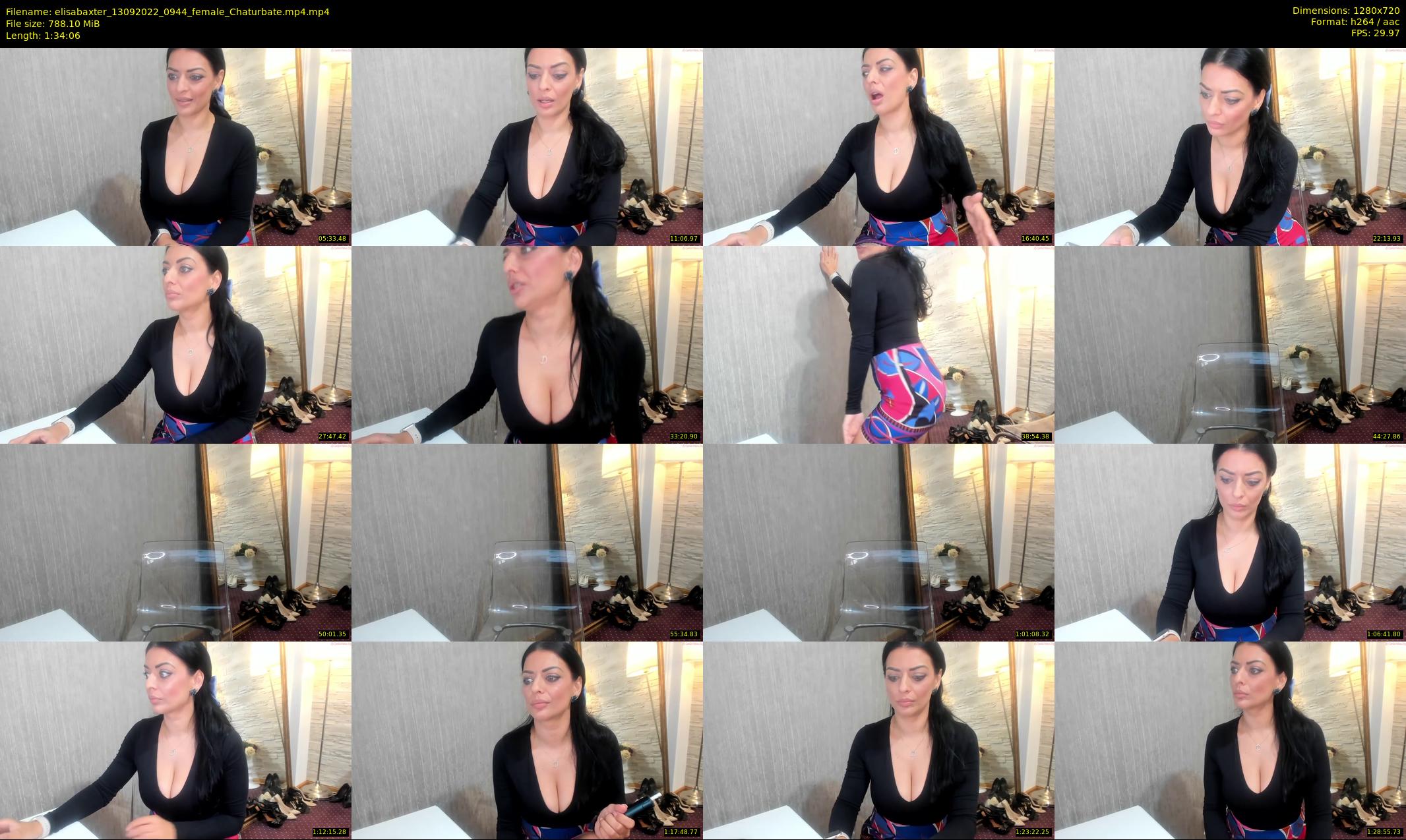 elisabaxter — 95 minute Chaturbate female cam show recording, 720p, Sep 13, 2022