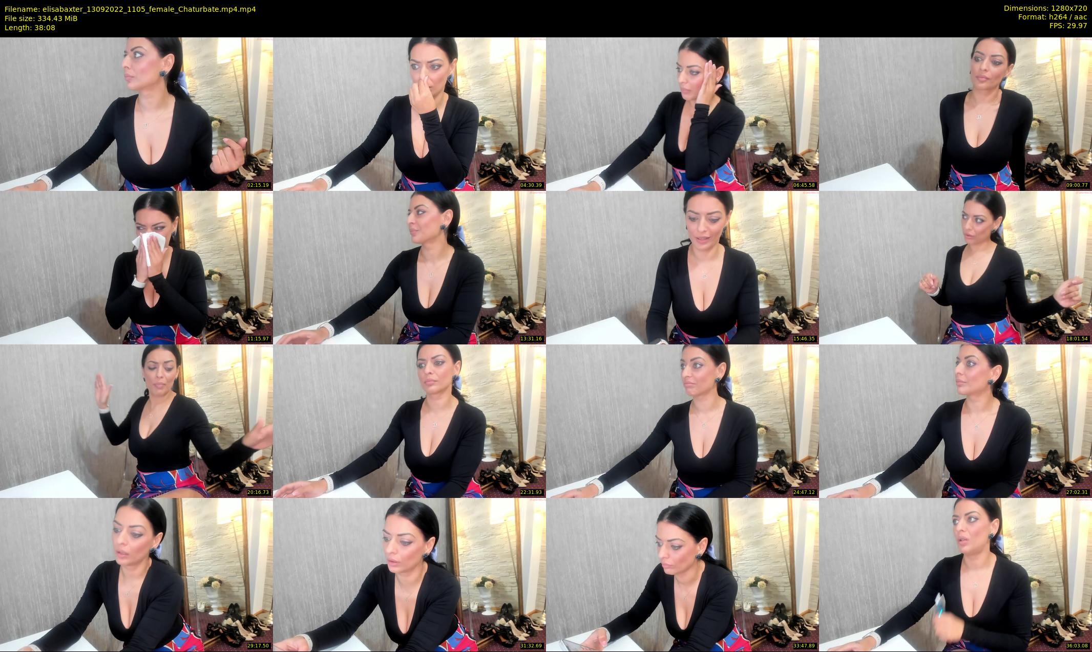 elisabaxter — 39 minute Chaturbate female cam show recording, 720p, Sep 13, 2022