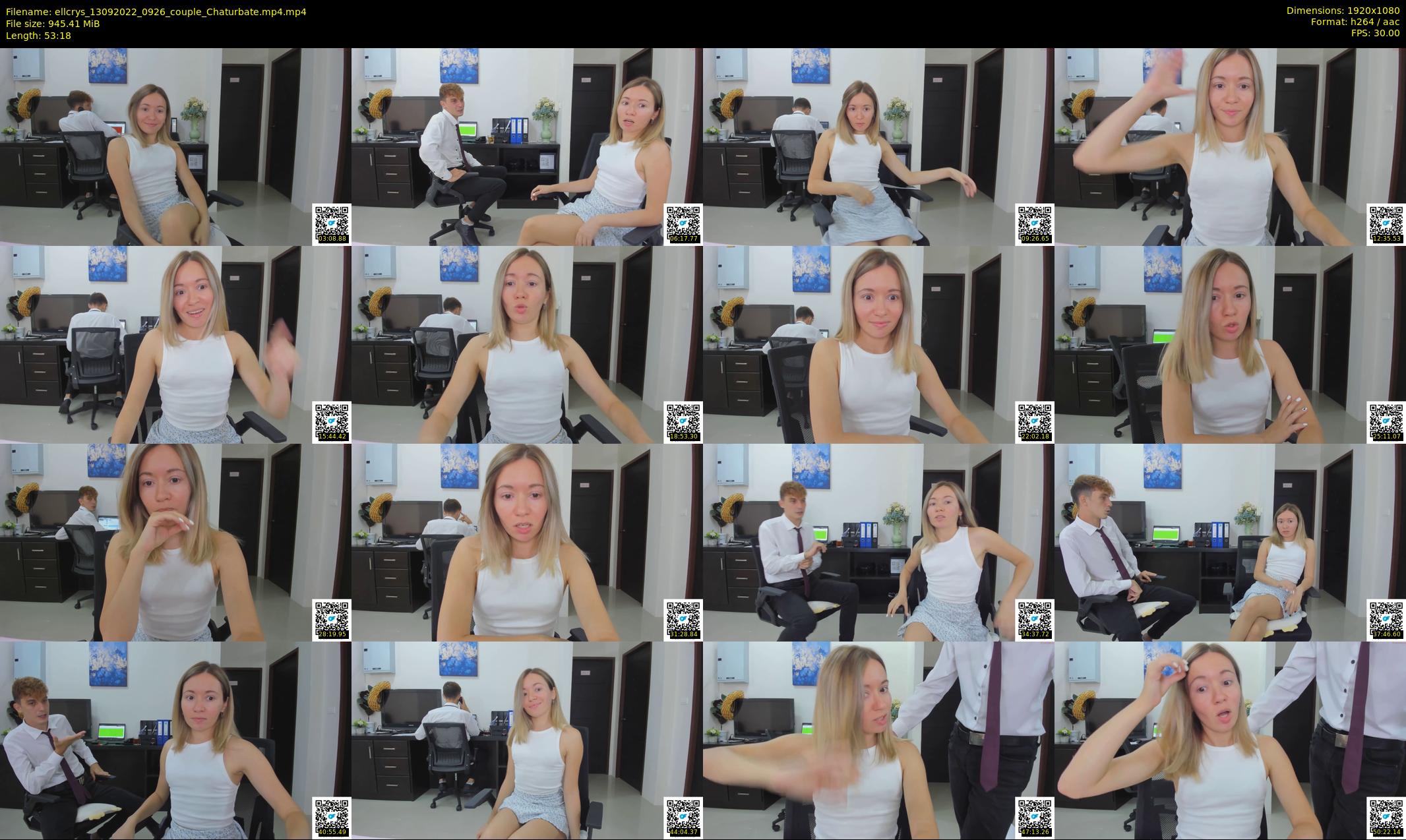 ellcrys — 54 minute Chaturbate couple cam show recording, 1080p, Sep 13, 2022