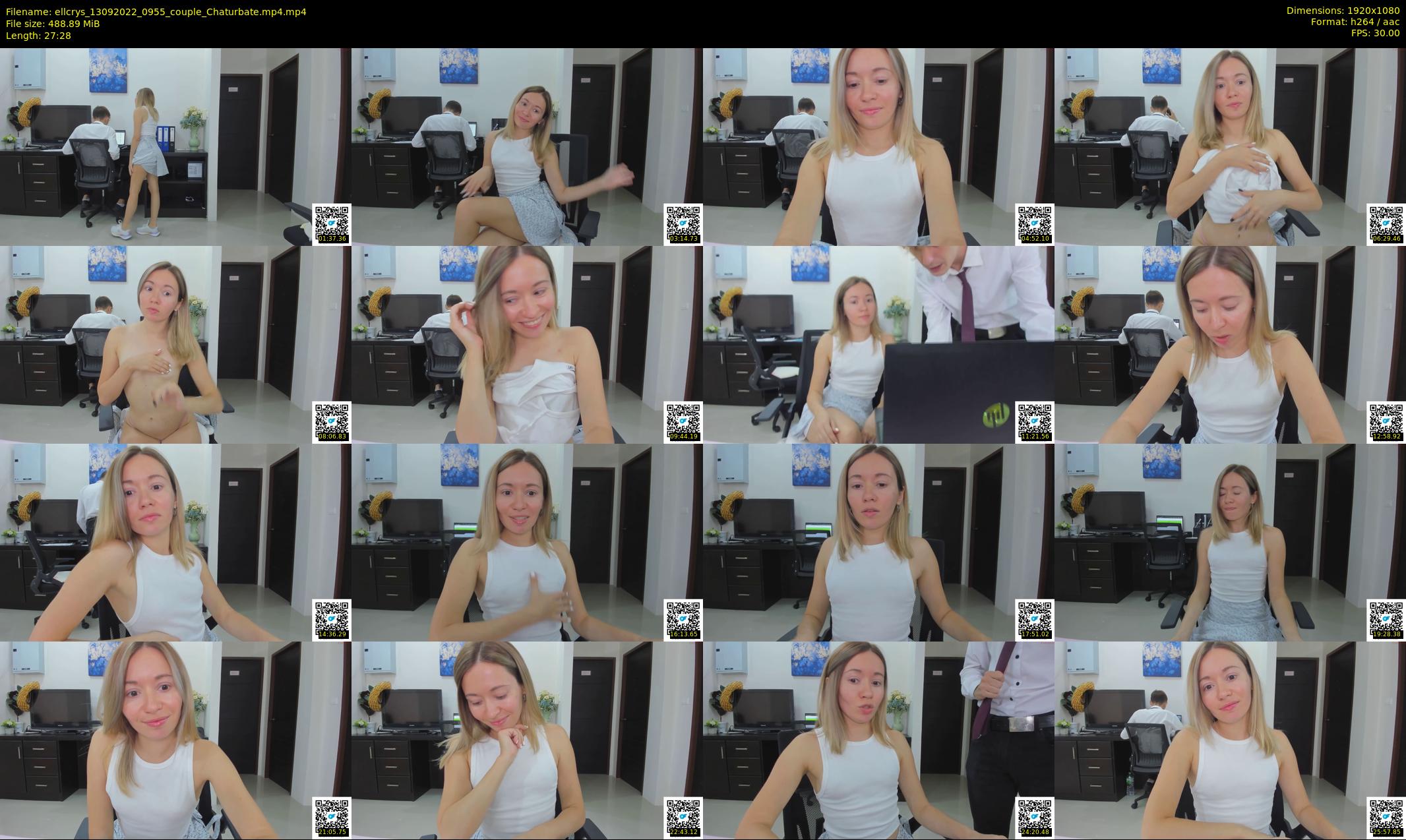 ellcrys — 28 minute Chaturbate couple cam show recording, 1080p, Sep 13, 2022