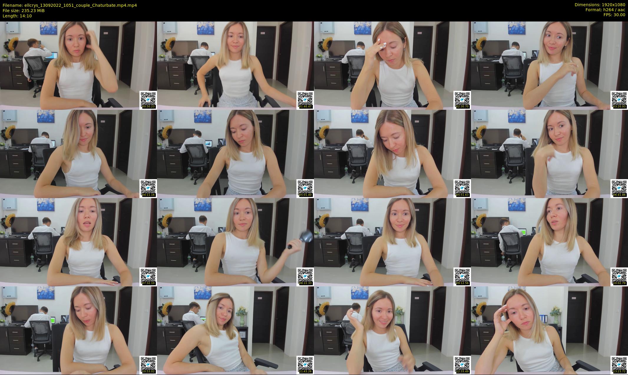 ellcrys — 15 minute Chaturbate couple cam show recording, 1080p, Sep 13, 2022