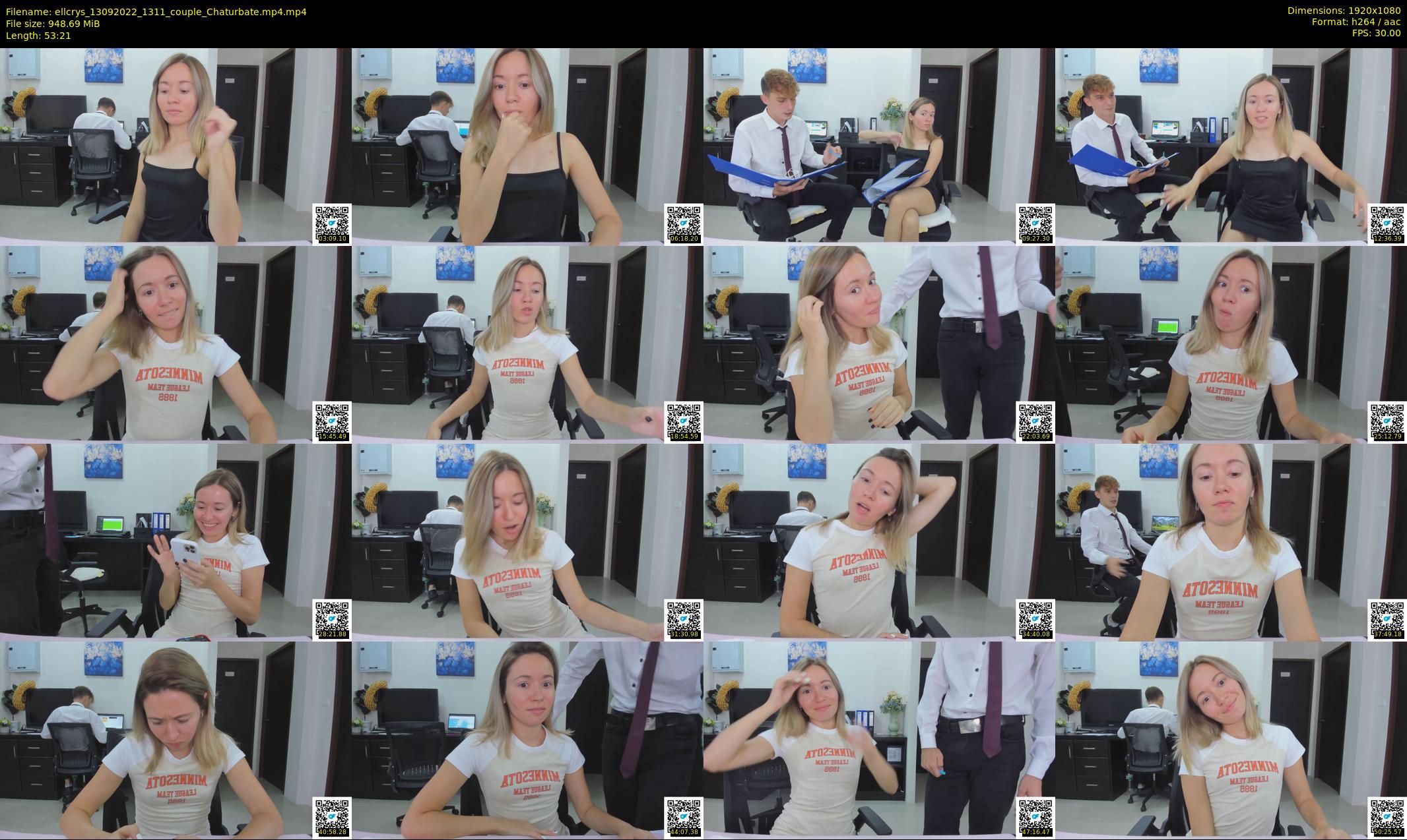 ellcrys — 54 minute Chaturbate couple cam show recording, 1080p, Sep 13, 2022