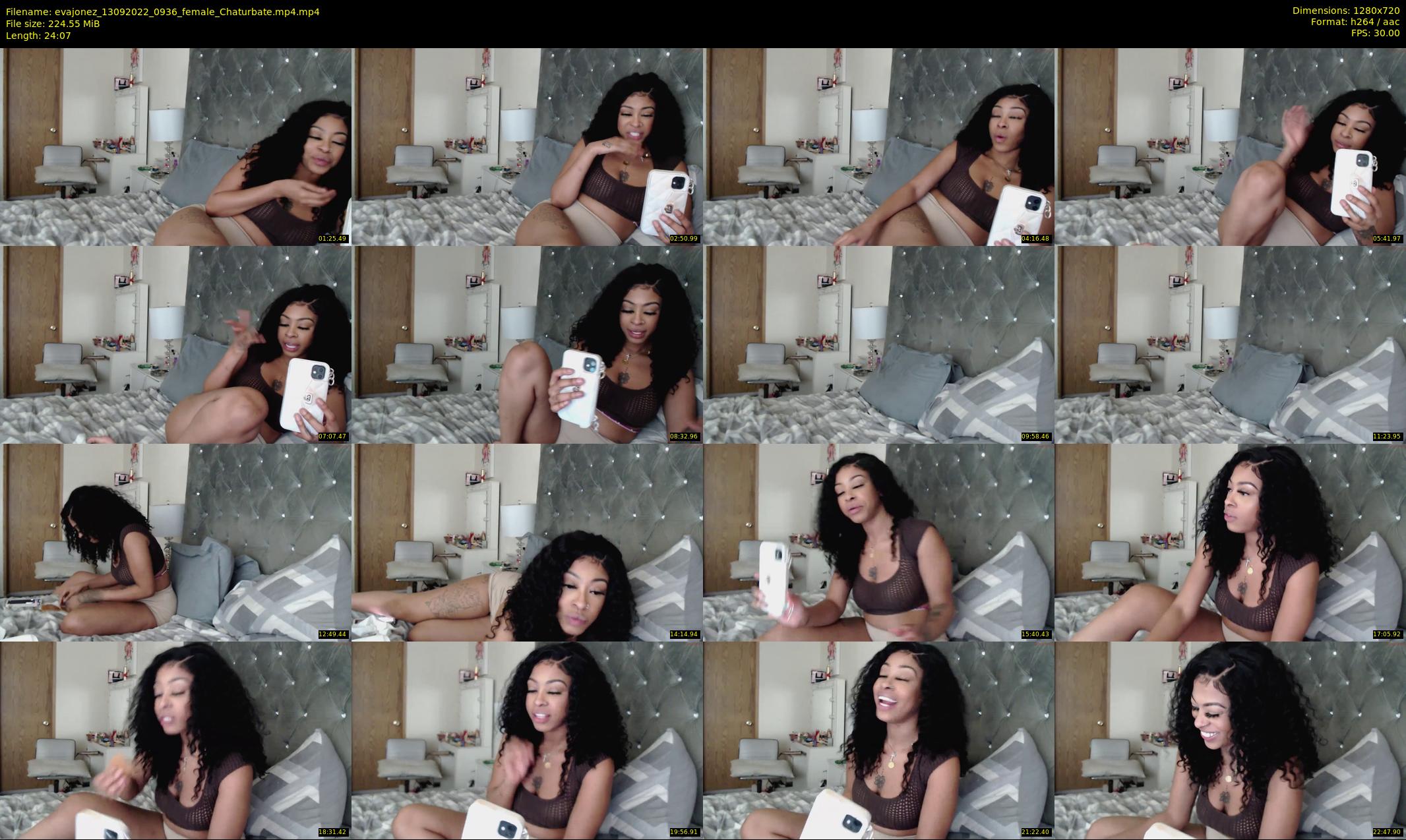 evajonez — 25 minute Chaturbate female cam show recording, 720p, Sep 13, 2022
