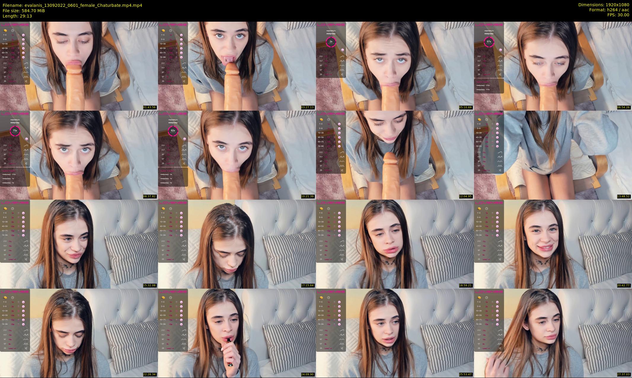 evalanis — 30 minute Chaturbate couple cam show recording, 1080p, Sep 13, 2022