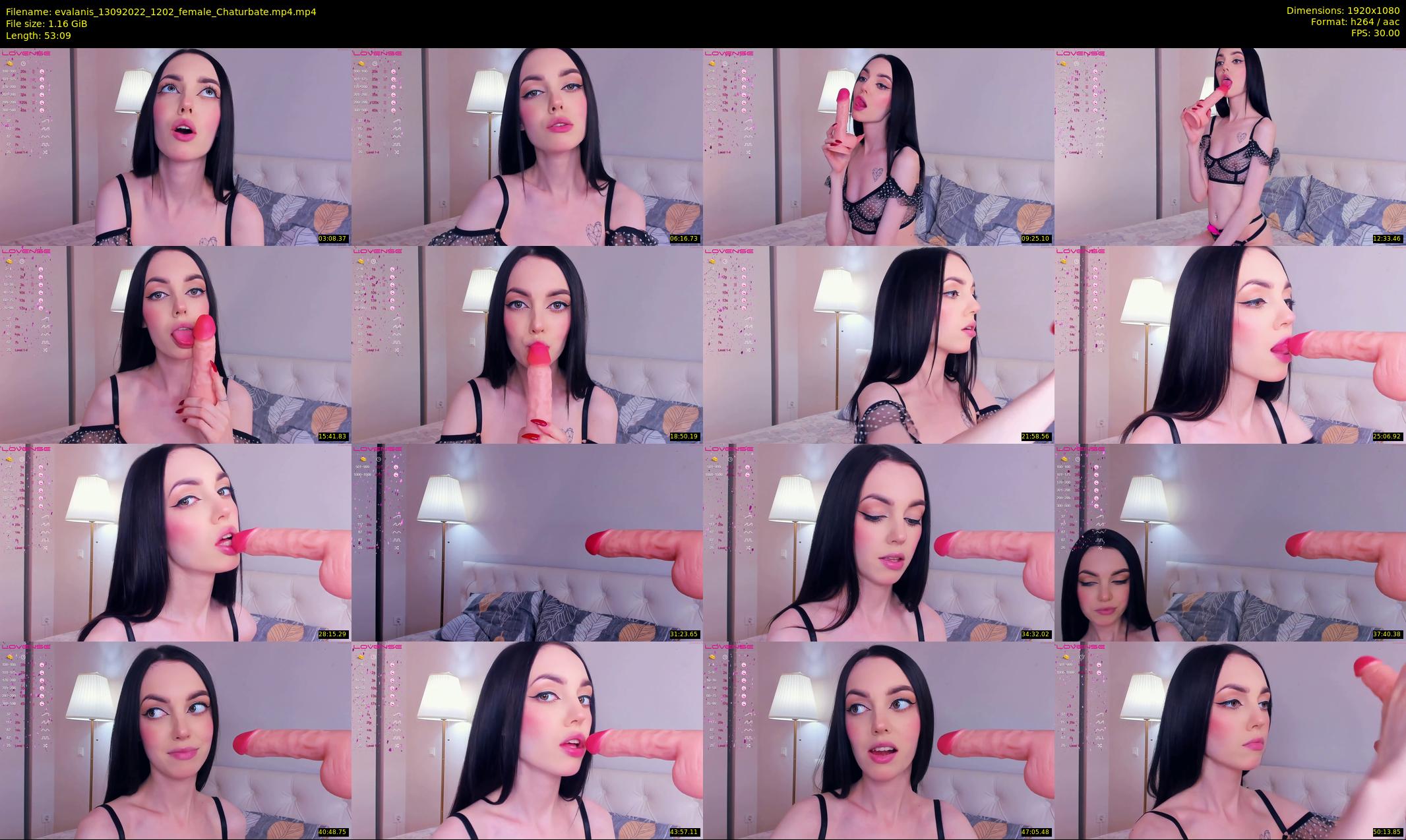 evalanis — 54 minute Chaturbate couple cam show recording, 1080p, Sep 13, 2022