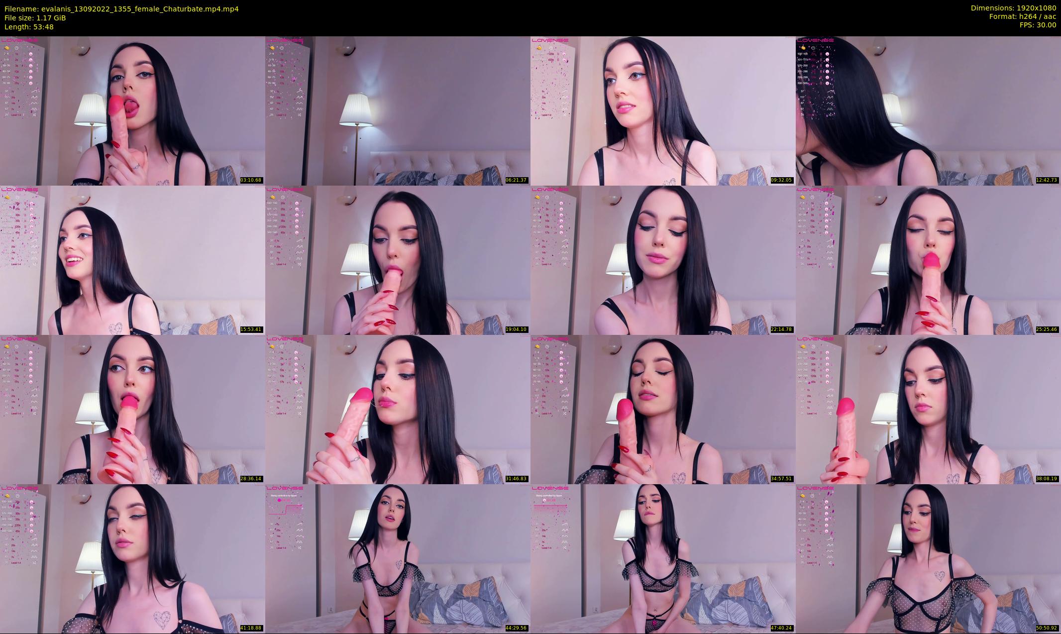 evalanis — 54 minute Chaturbate couple cam show recording, 1080p, Sep 13, 2022