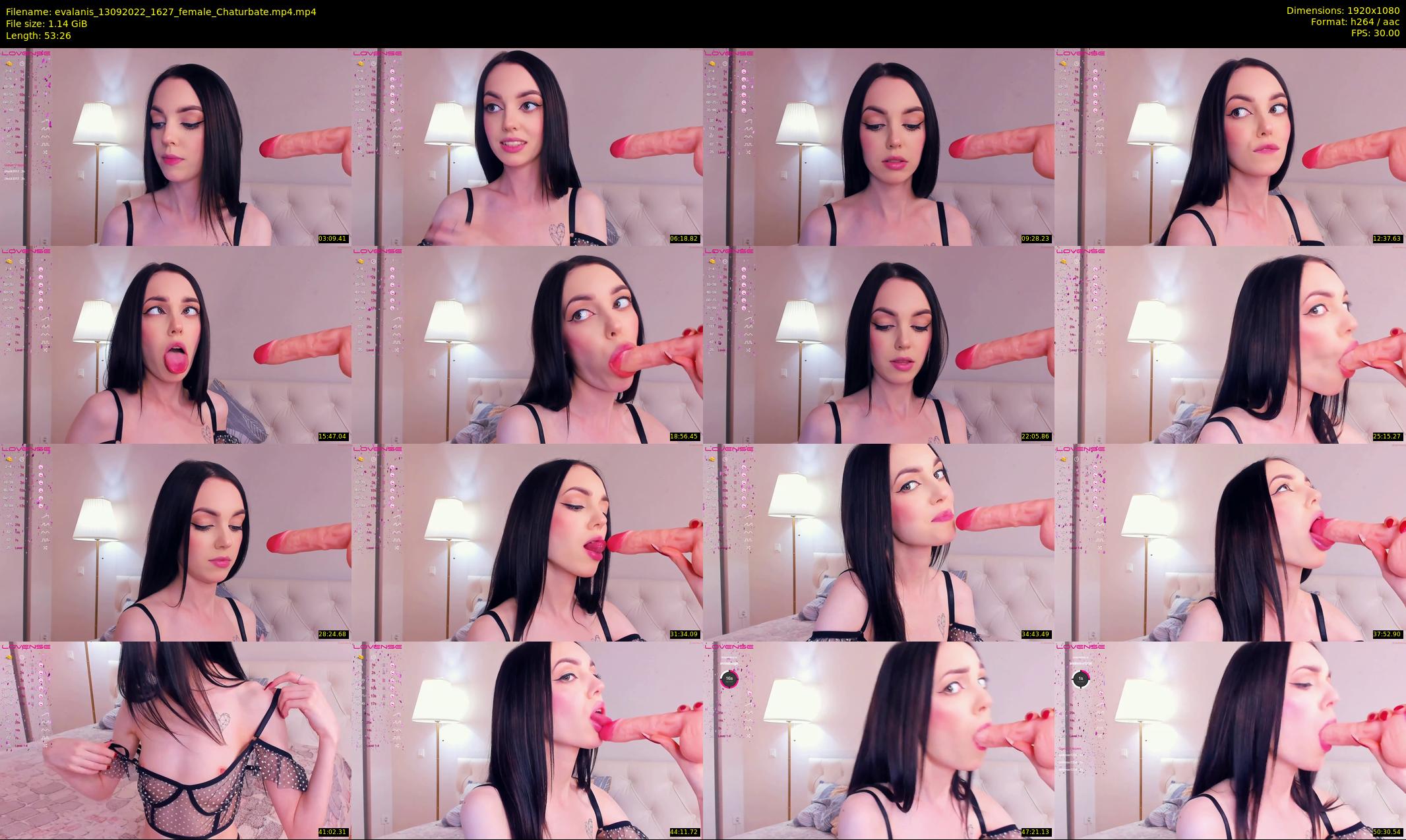 evalanis — 54 minute Chaturbate couple cam show recording, 1080p, Sep 13, 2022