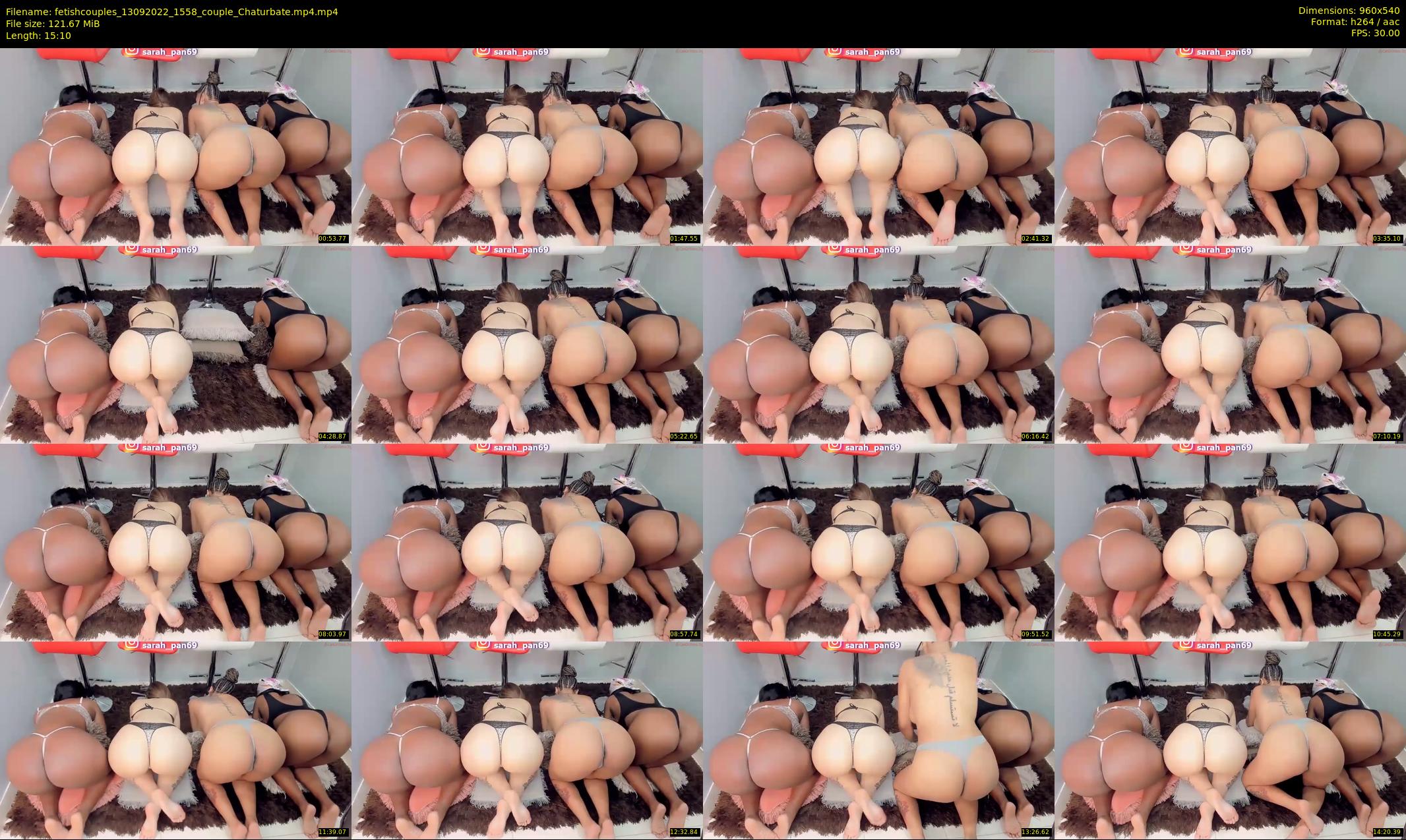 fetishcouples — 16 minute Chaturbate couple cam show recording, 480p, Sep 13, 2022