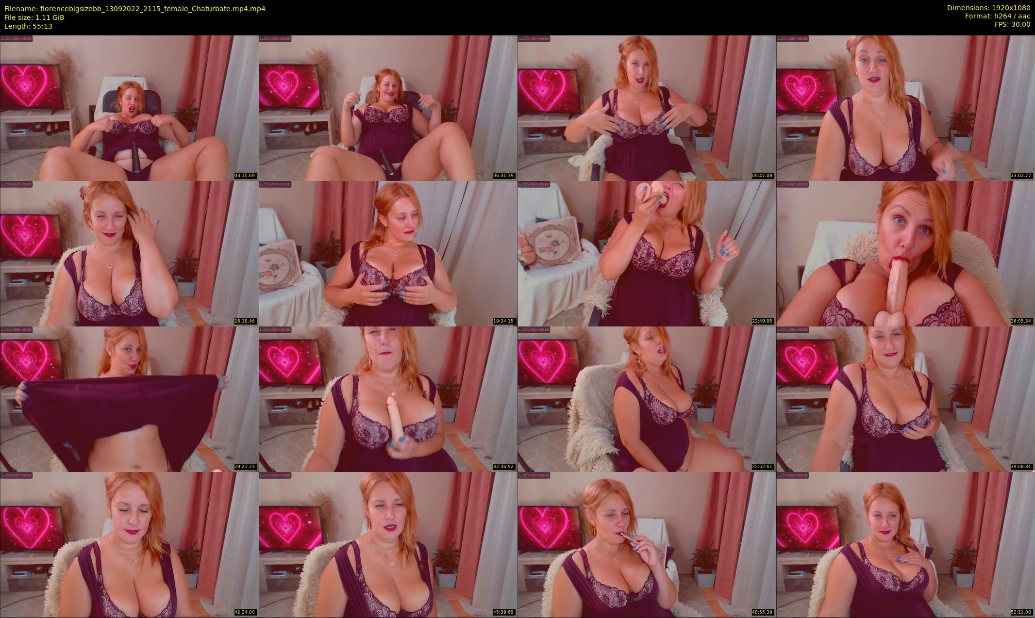 florencebigsizebb — 56 minute Chaturbate female cam show recording, 1080p, Sep 13, 2022
