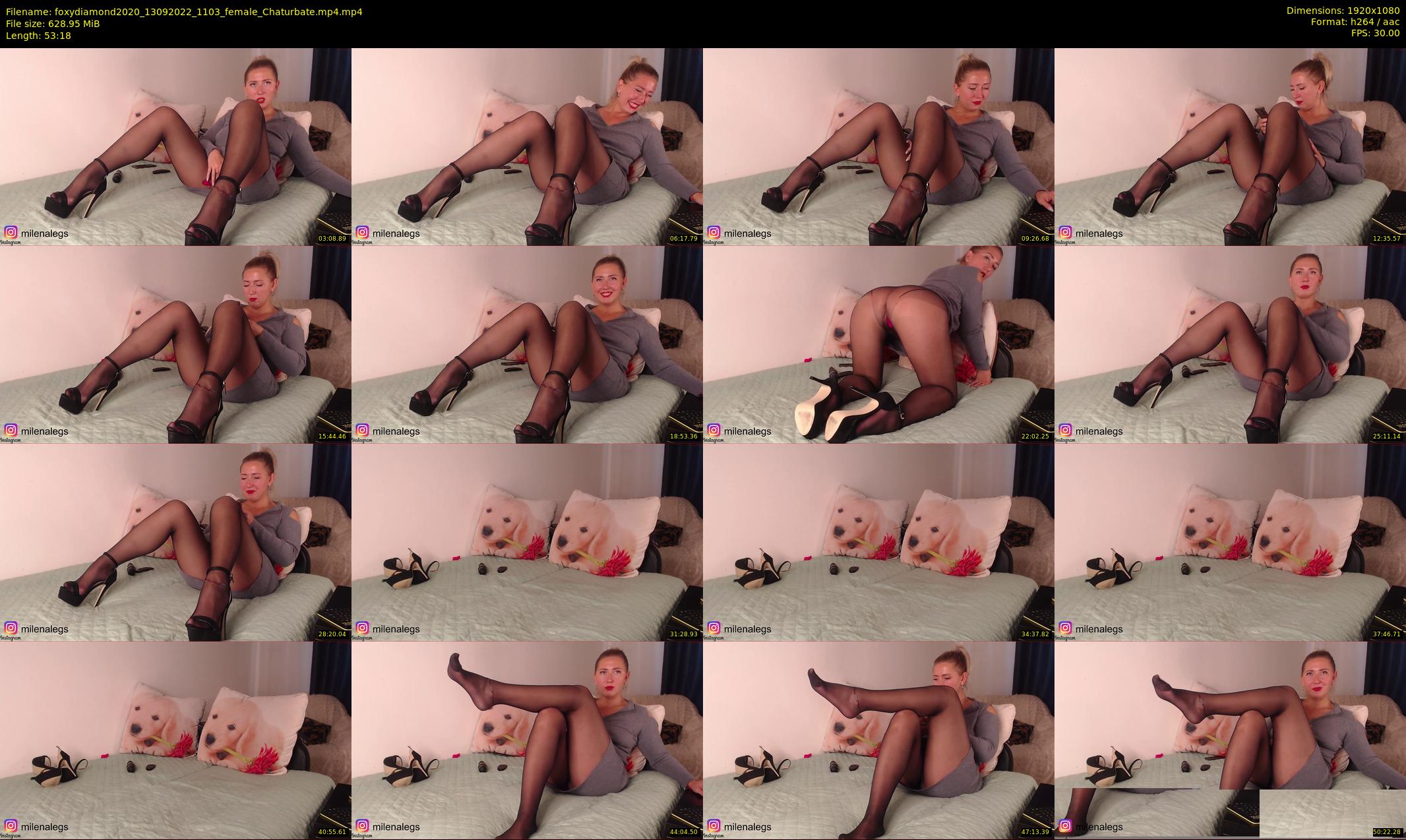 foxydiamond2020 — 54 minute Chaturbate female cam show recording, 1080p, Sep 13, 2022