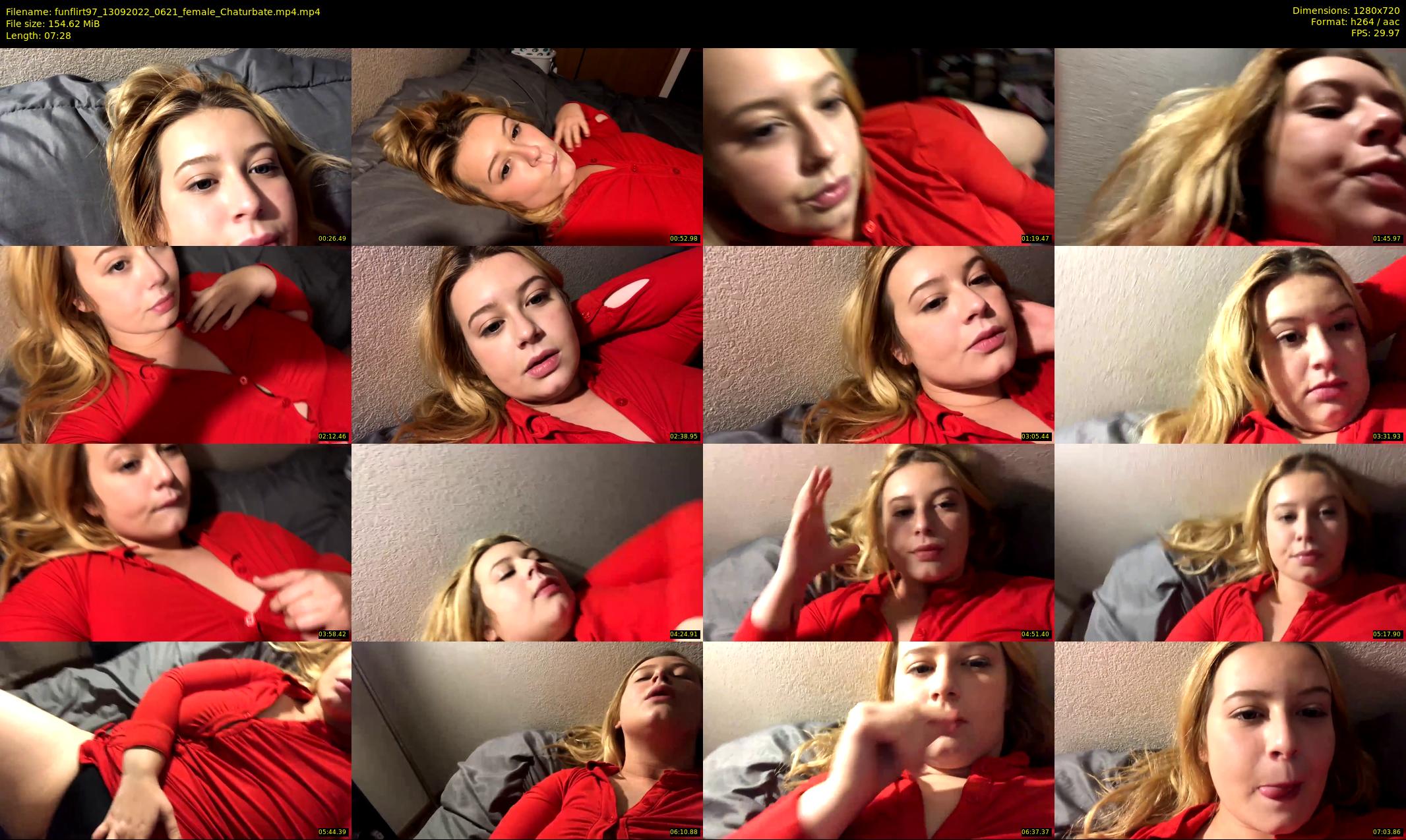 funflirt97 — 8 minute Chaturbate female cam show recording, 720p, Sep 13, 2022