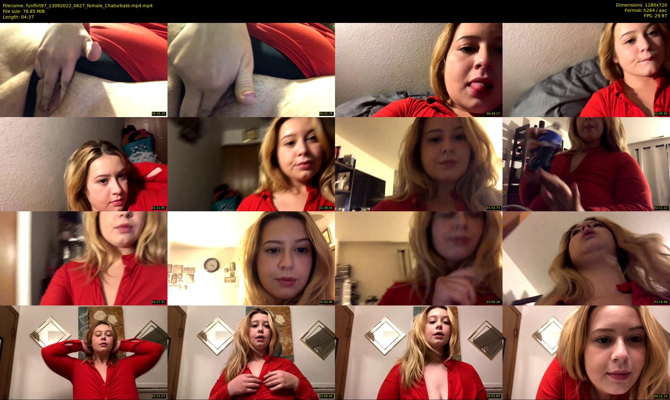 funflirt97 — 5 minute Chaturbate female cam show recording, 720p, Sep 13, 2022