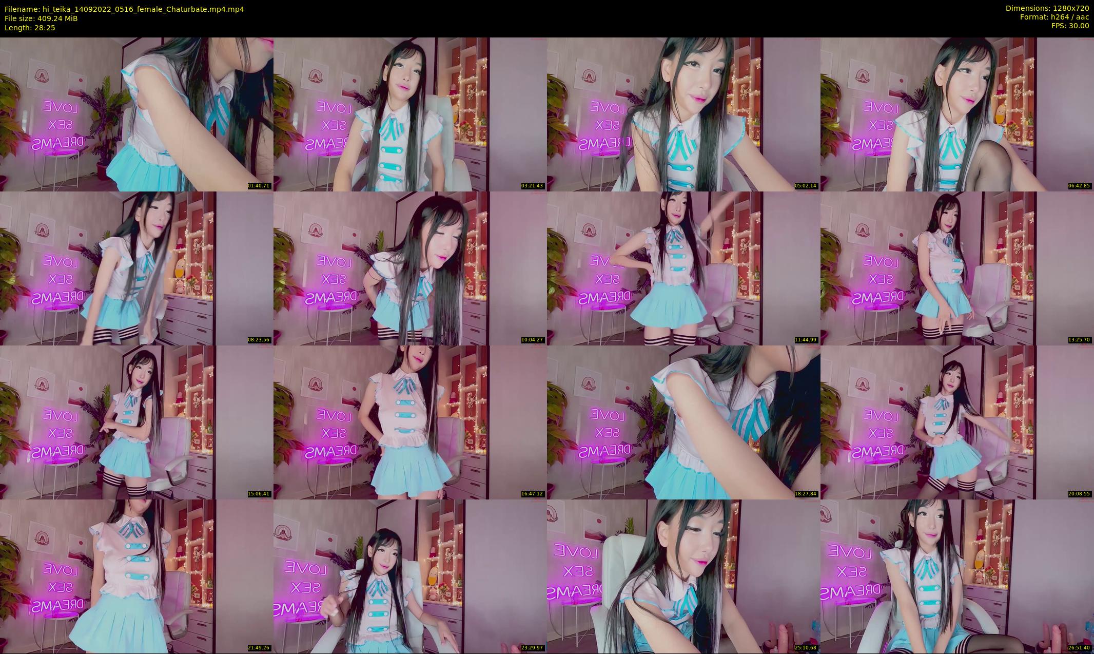 hi_teika — 29 minute Chaturbate female cam show recording, 720p, Sep 14, 2022