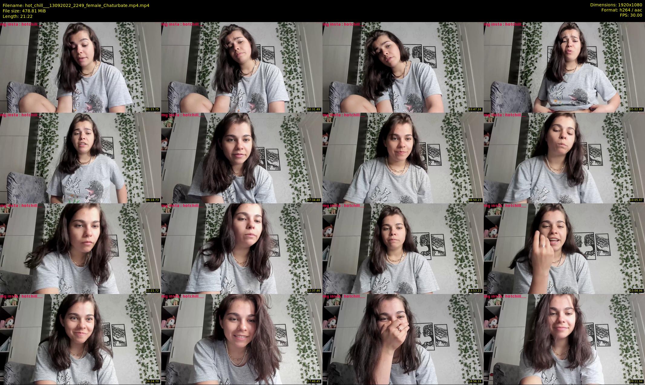 hot_chill__ — 22 minute Chaturbate female cam show recording, 1080p, Sep 13, 2022