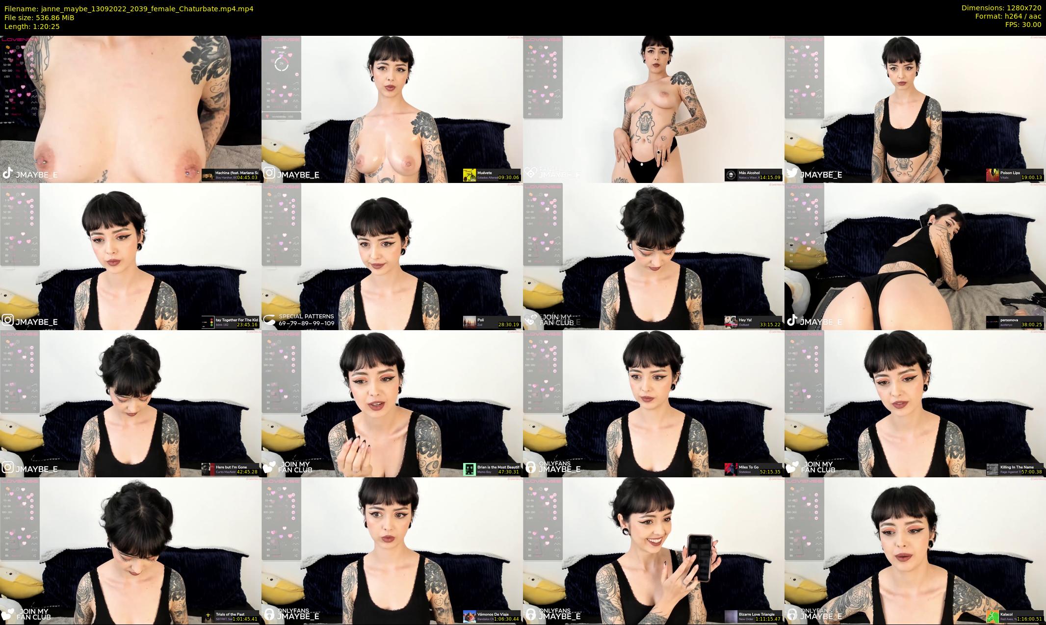 janne_maybe — 81 minute Chaturbate female cam show recording, 720p, Sep 13, 2022
