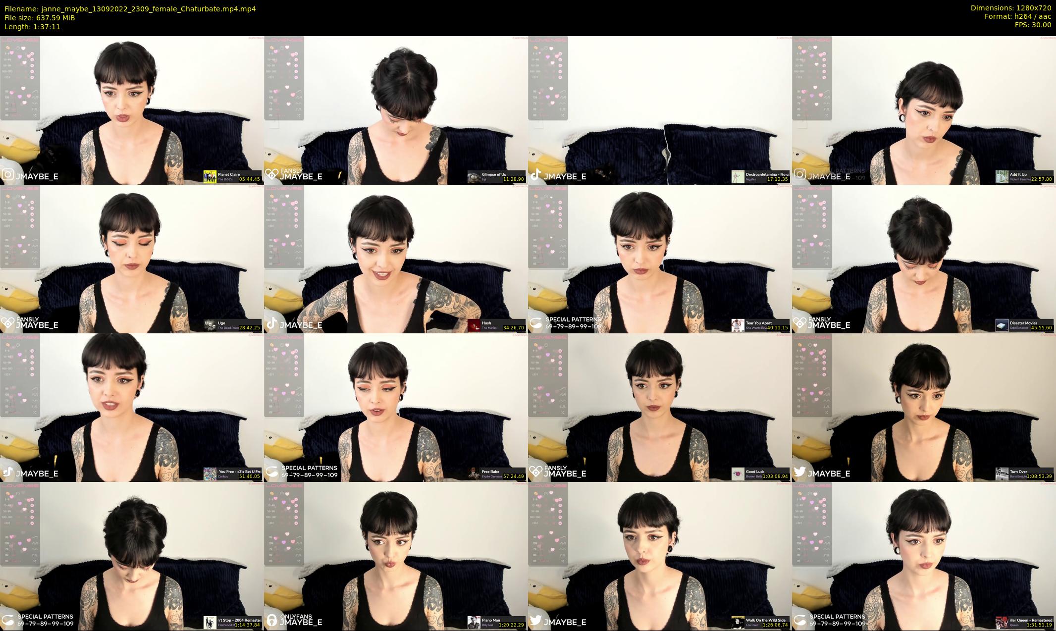janne_maybe — 98 minute Chaturbate female cam show recording, 720p, Sep 13, 2022