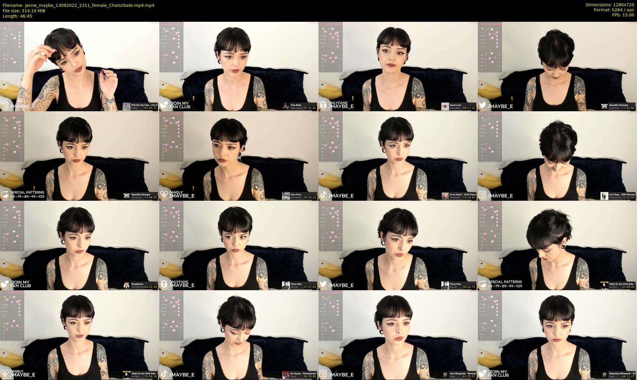 janne_maybe — 47 minute Chaturbate female cam show recording, 720p, Sep 13, 2022