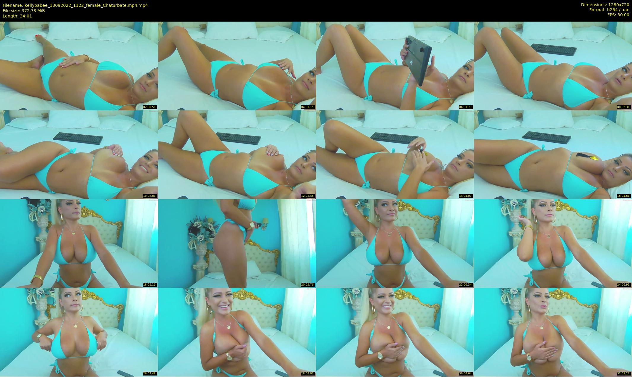 kellybabee — 35 minute Chaturbate female cam show recording, 720p, Sep 13, 2022