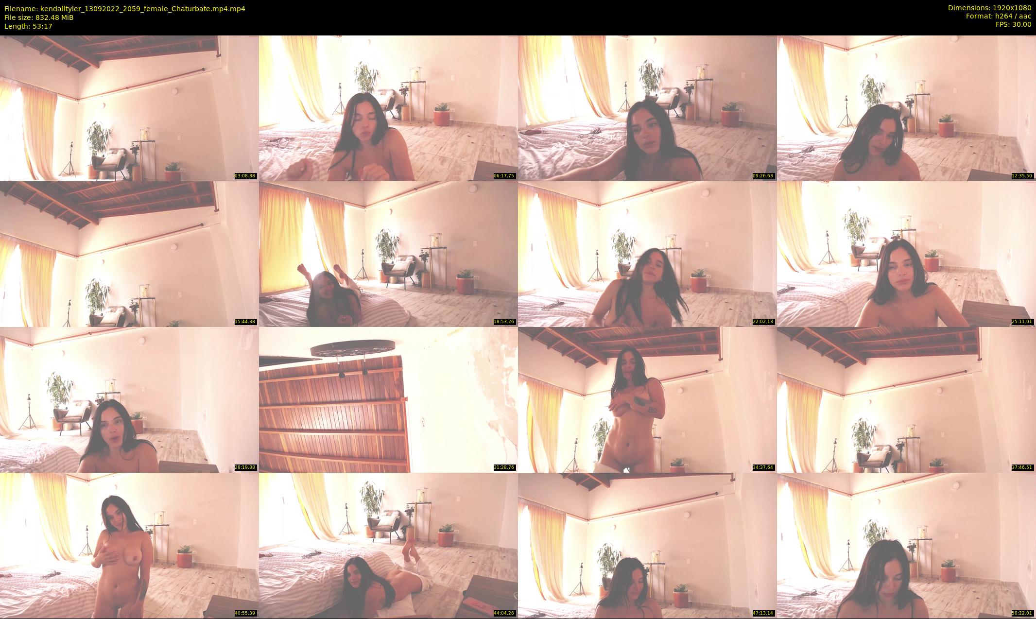 kendalltyler — 54 minute Chaturbate female cam show recording, 1080p, Sep 13, 2022
