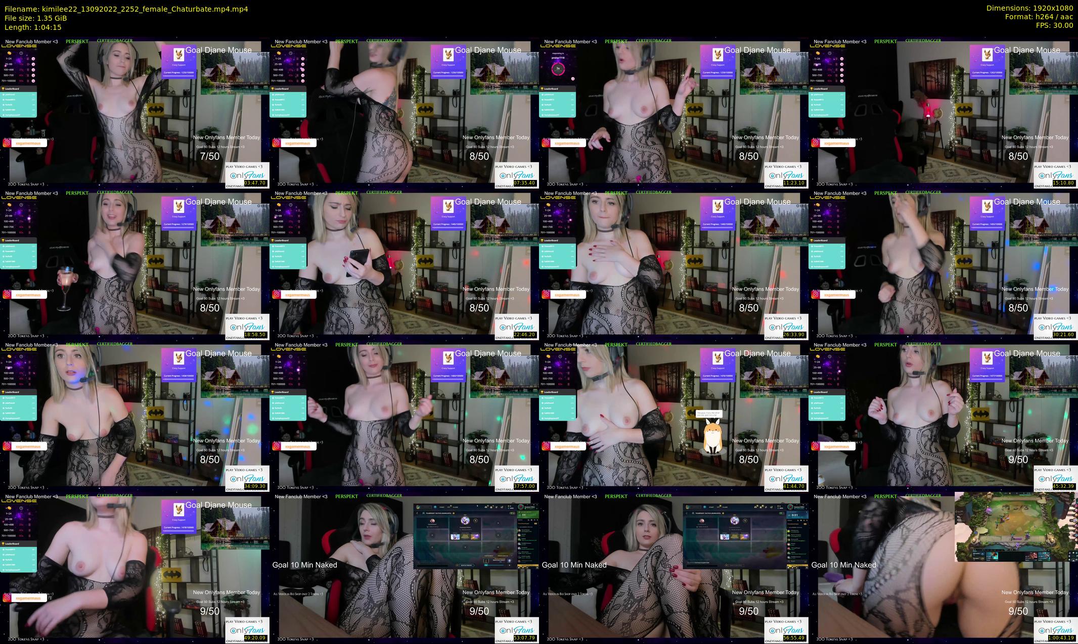 kimilee22 — 65 minute Chaturbate female cam show recording, 1080p, Sep 13, 2022