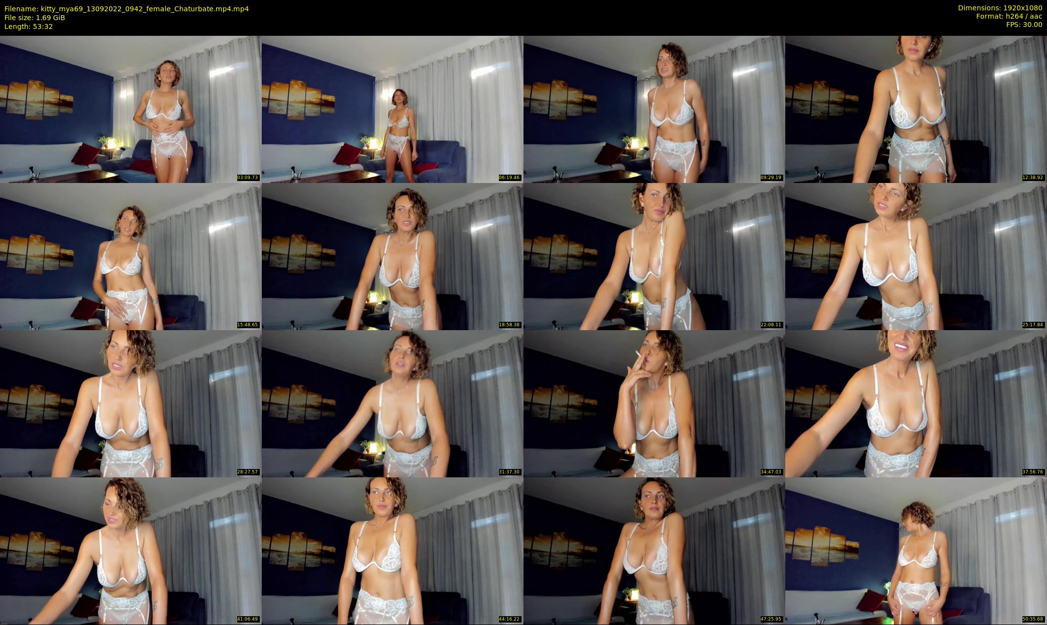 kitty_mya69 — 54 minute Chaturbate female cam show recording, 1080p, Sep 13, 2022