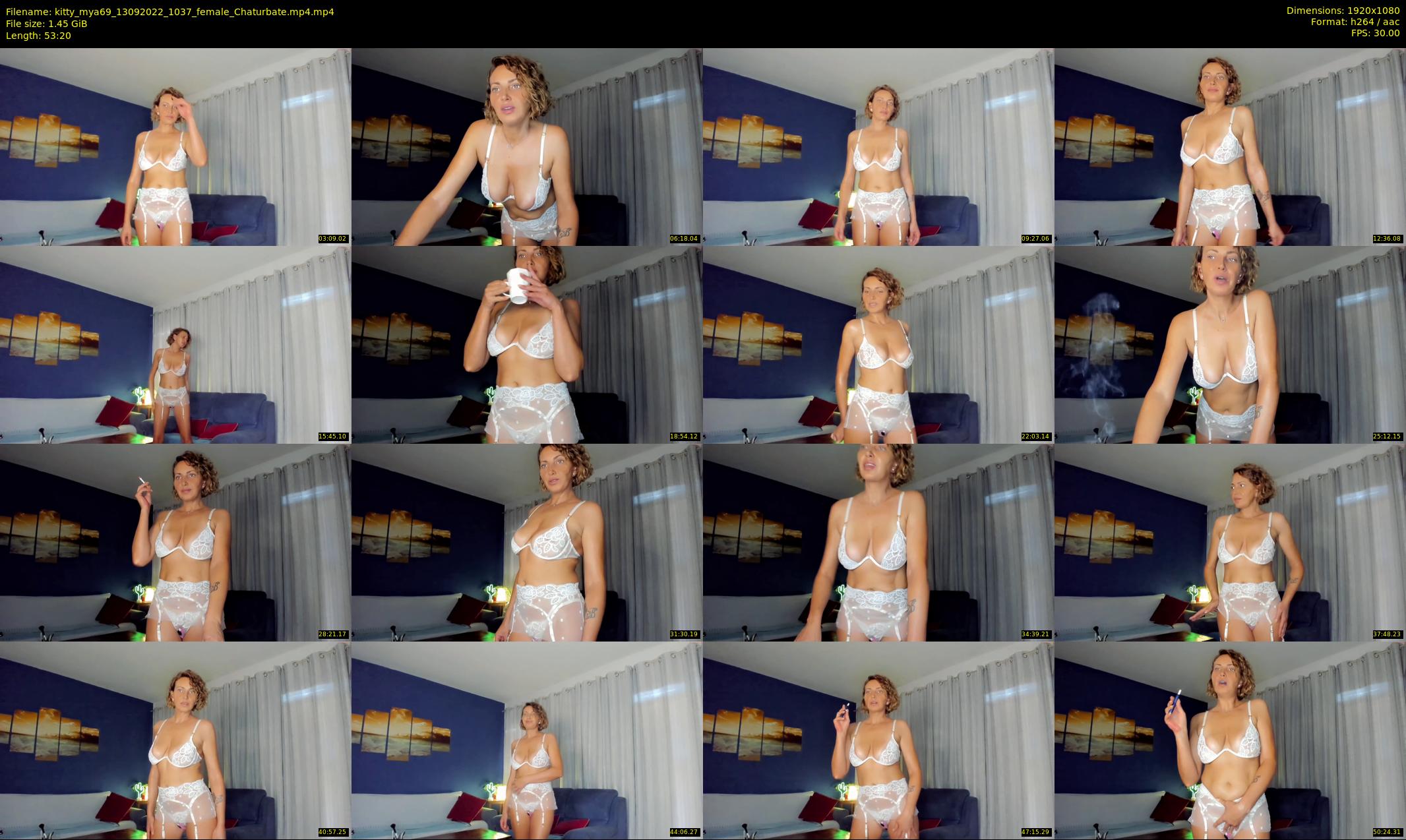 kitty_mya69 — 54 minute Chaturbate female cam show recording, 1080p, Sep 13, 2022