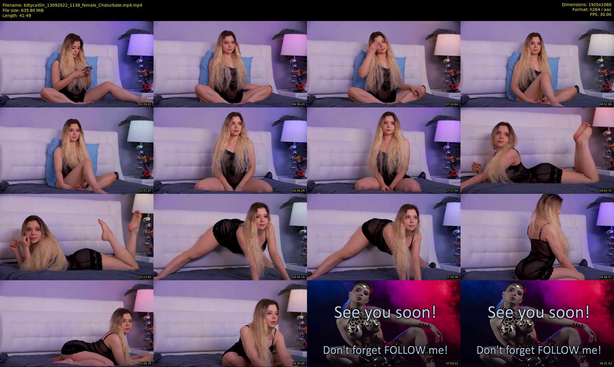 kittycaitlin — 42 minute Chaturbate female cam show recording, 1080p, Sep 13, 2022
