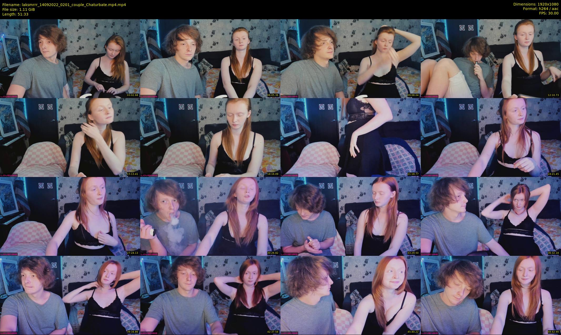 laksmrrr — 52 minute Chaturbate couple cam show recording, 1080p, Sep 14, 2022