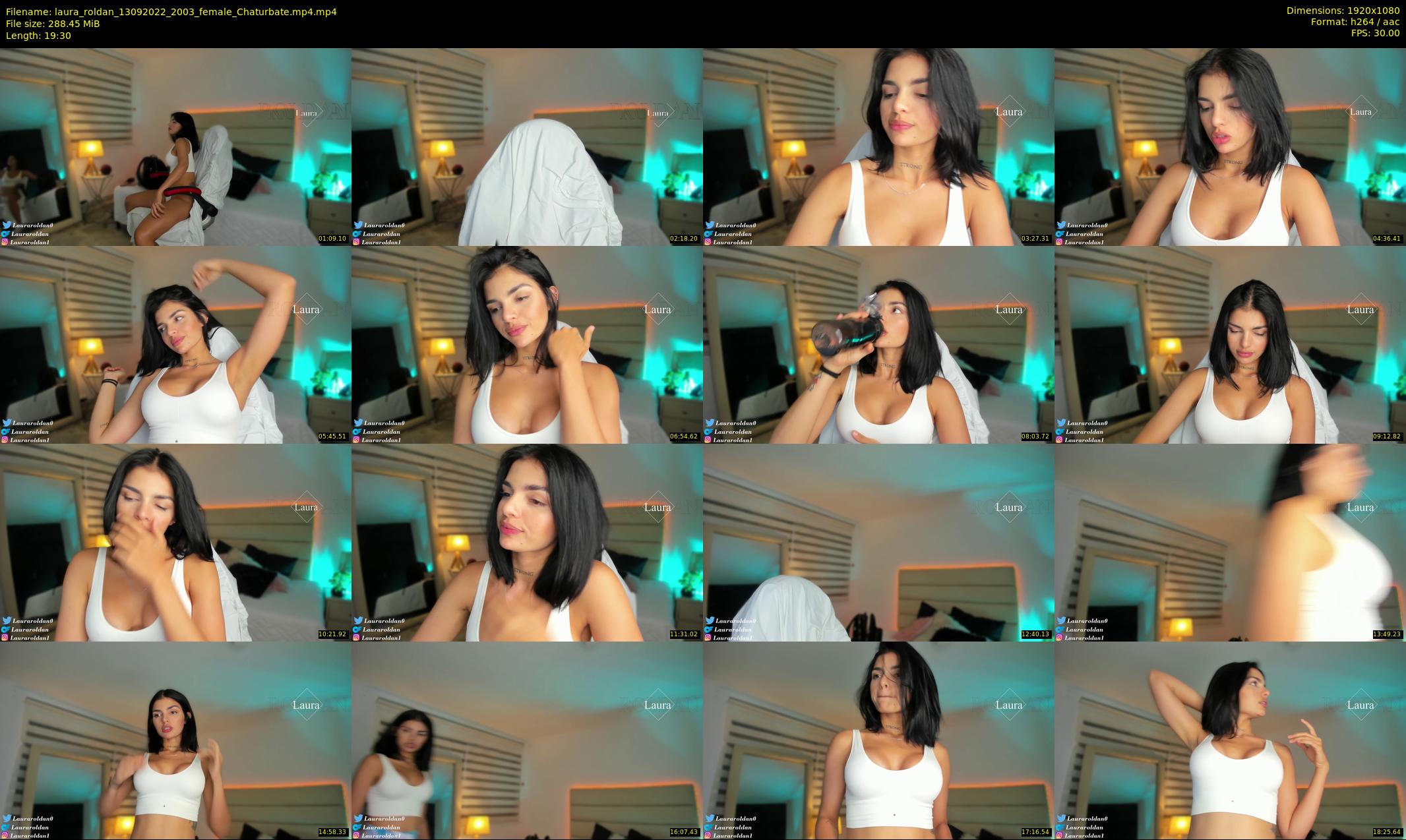 laura_roldan — 20 minute Chaturbate female cam show recording, 1080p, Sep 13, 2022