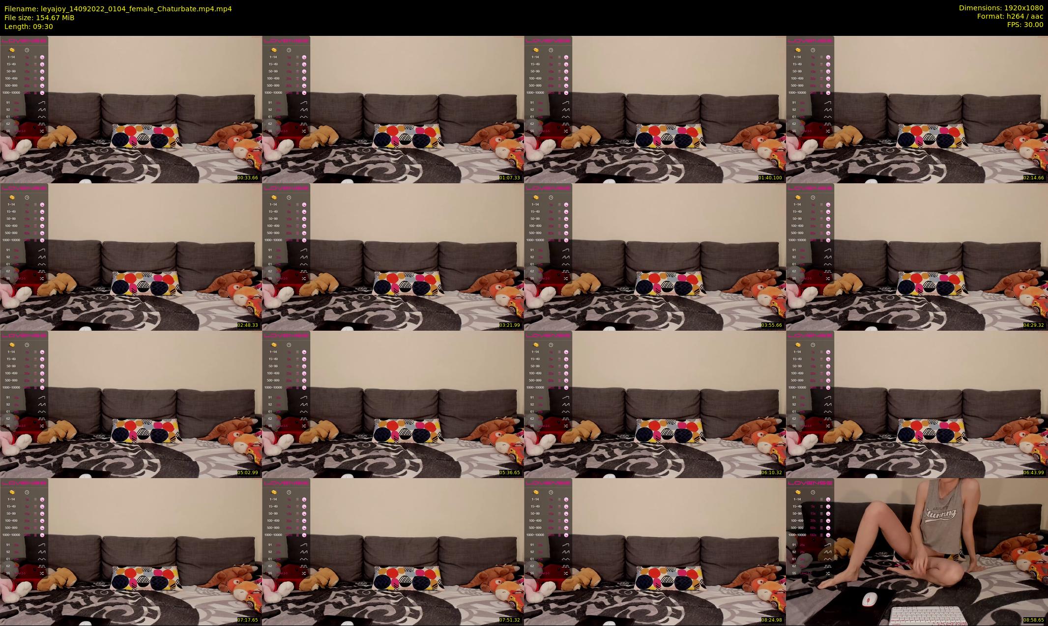 leyajoy — 10 minute Chaturbate female cam show recording, 1080p, Sep 14, 2022