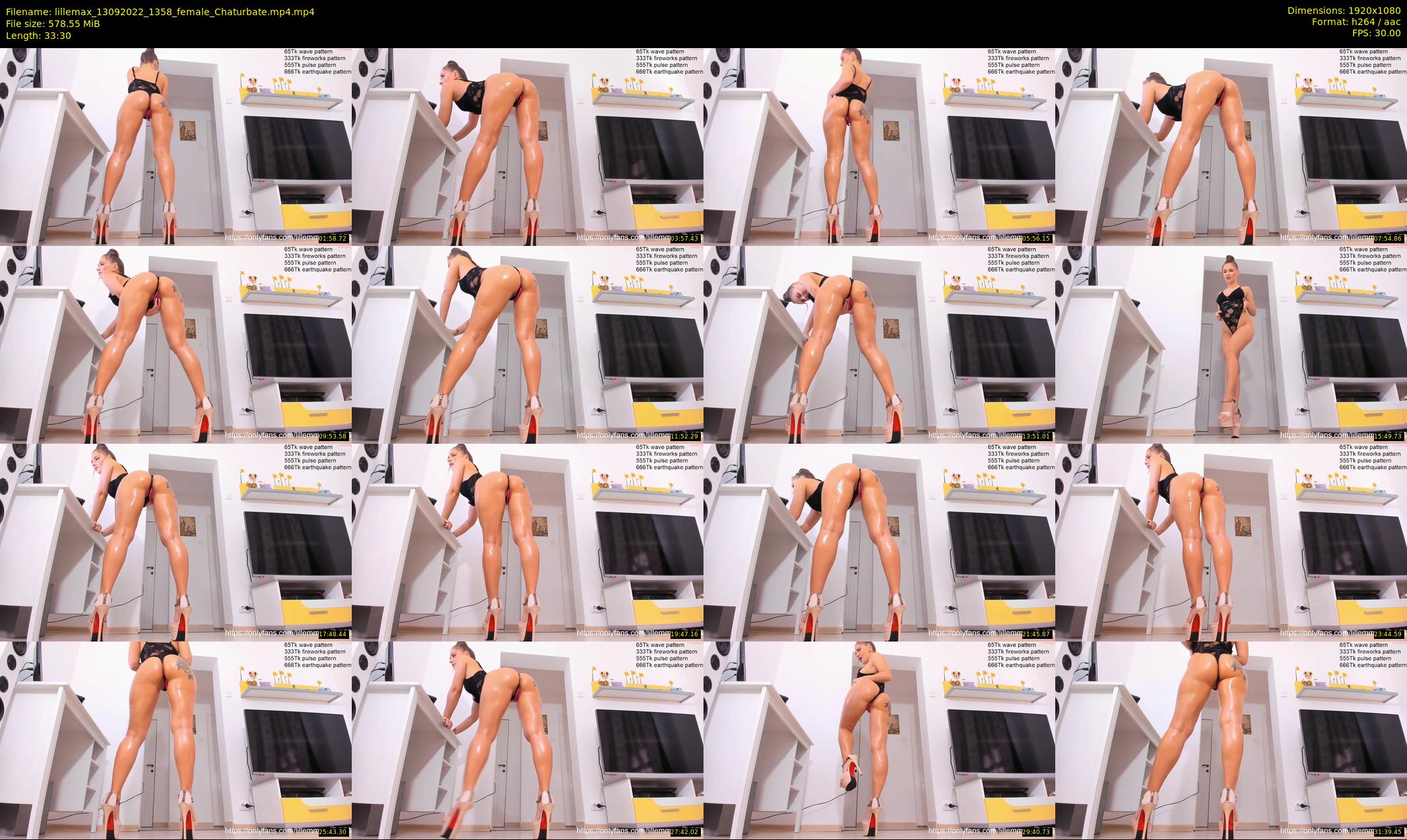 lillemax — 34 minute Chaturbate female cam show recording, 1080p, Sep 13, 2022