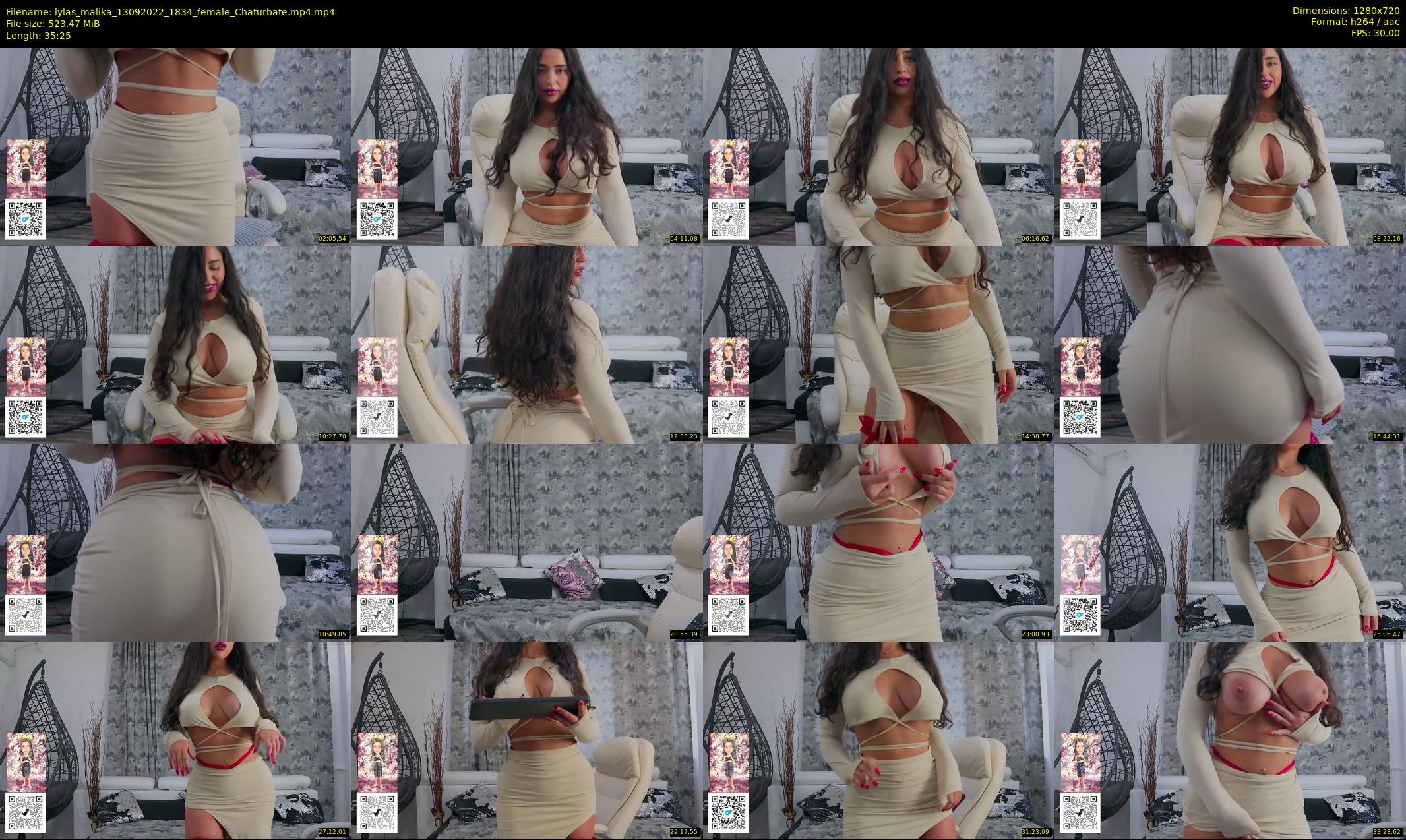 lylas_malika — 36 minute Chaturbate female cam show recording, 720p, Sep 13, 2022