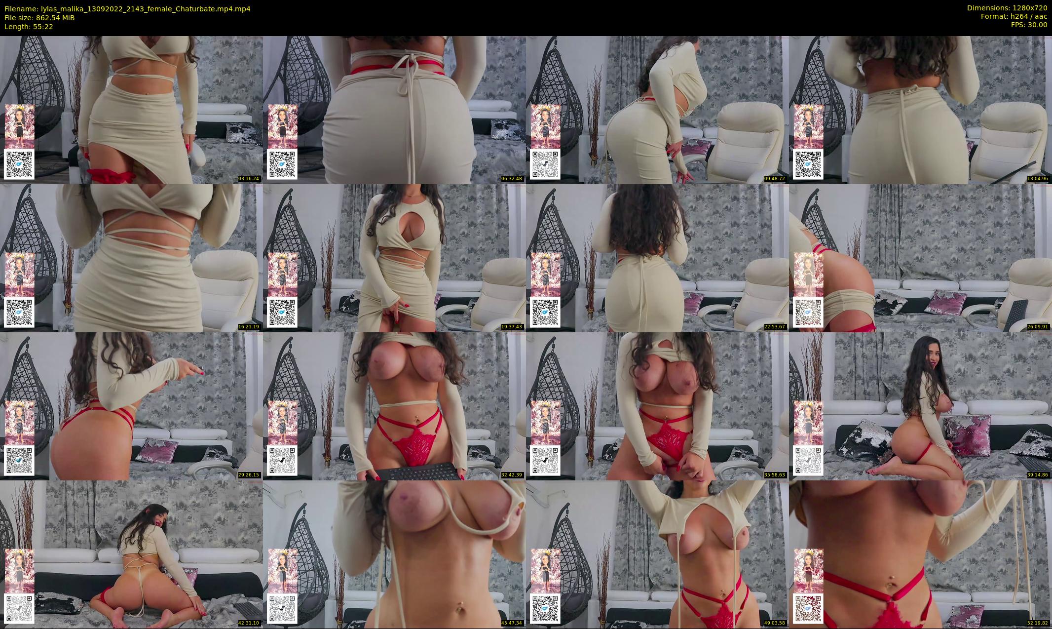 lylas_malika — 56 minute Chaturbate female cam show recording, 720p, Sep 13, 2022