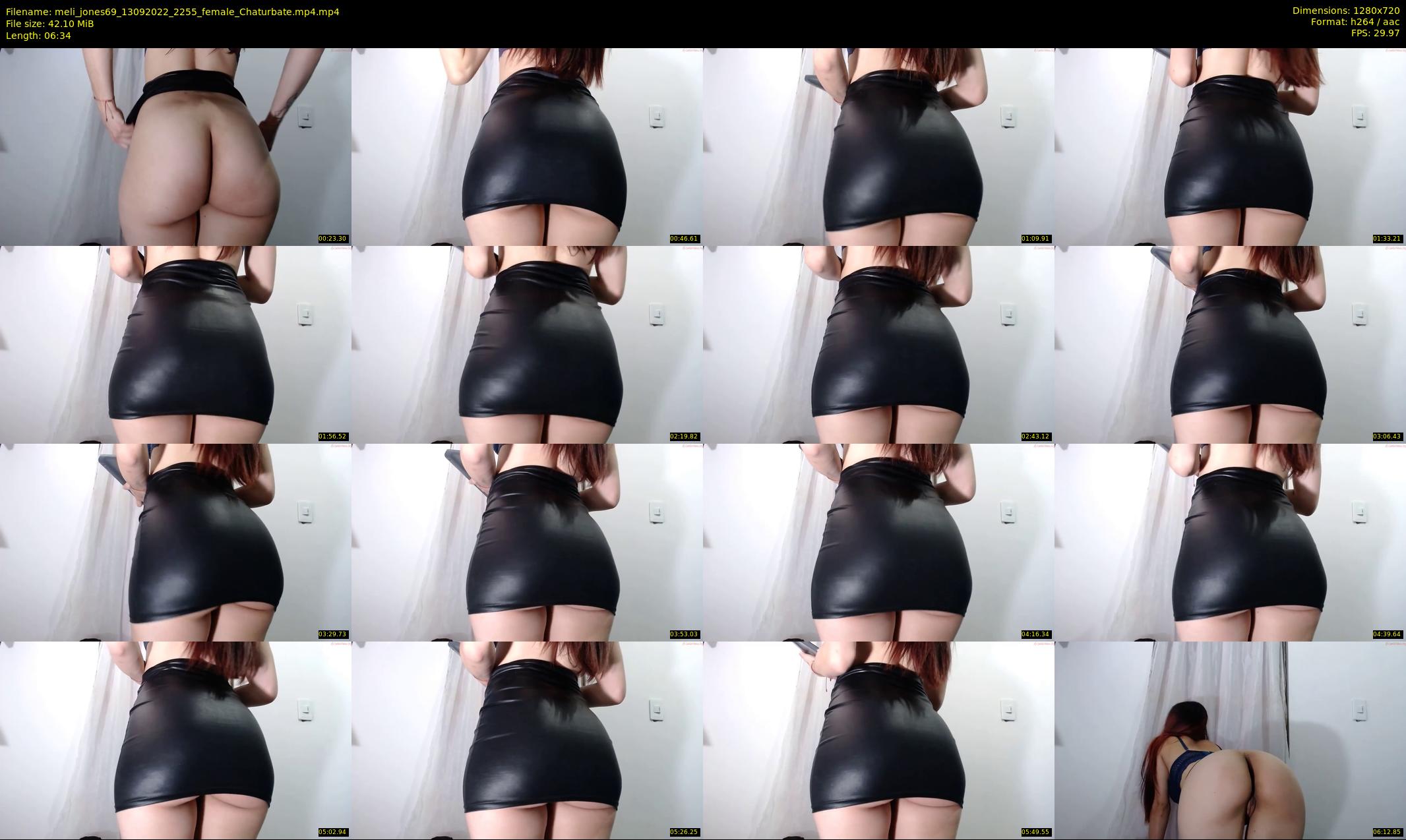 meli_jones69 — 7 minute Chaturbate female cam show recording, 720p, Sep 13, 2022